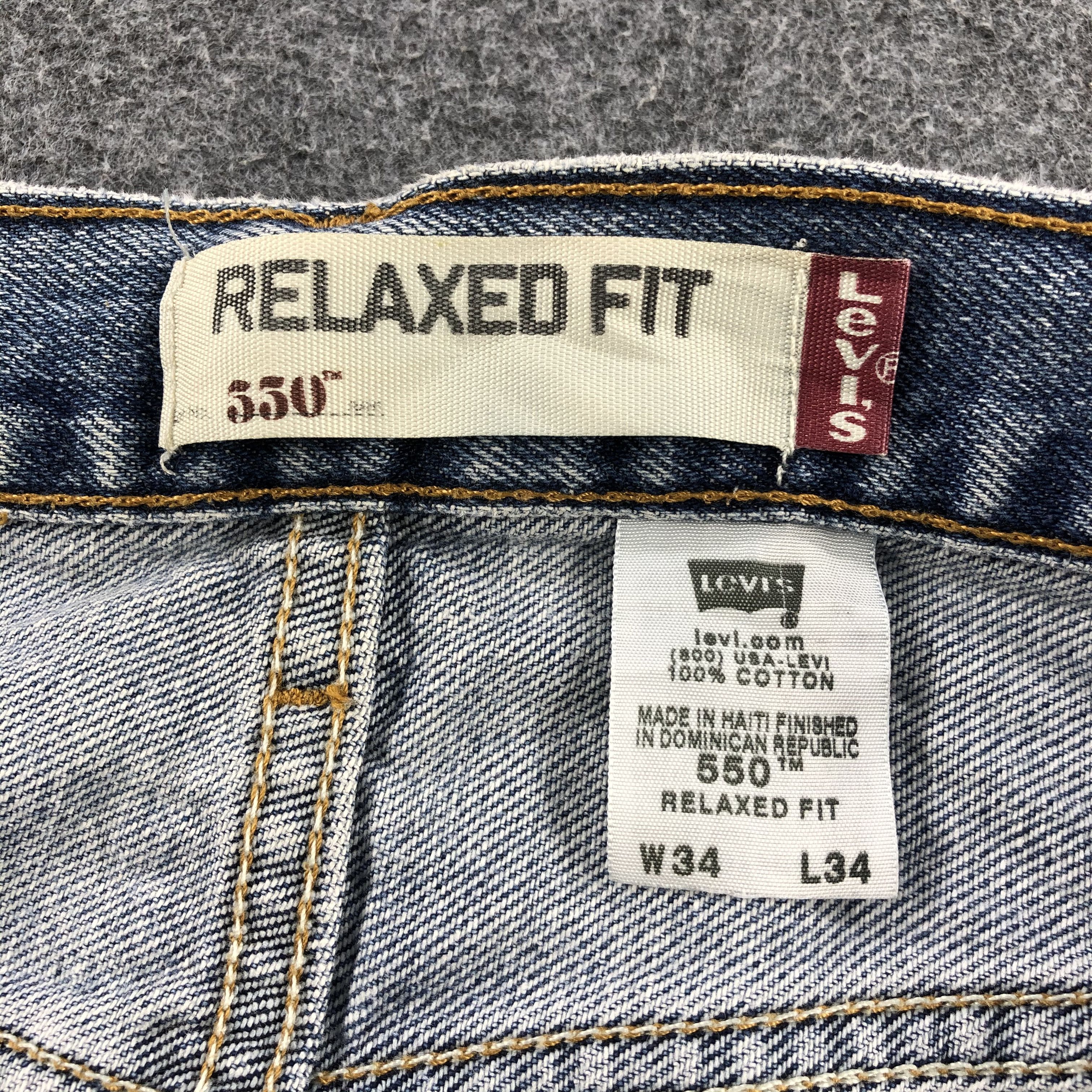 Levi's Vintage Levis Jeans Lot 550 Stone Washed Denim-J1004 Size US 33 - 10 Thumbnail
