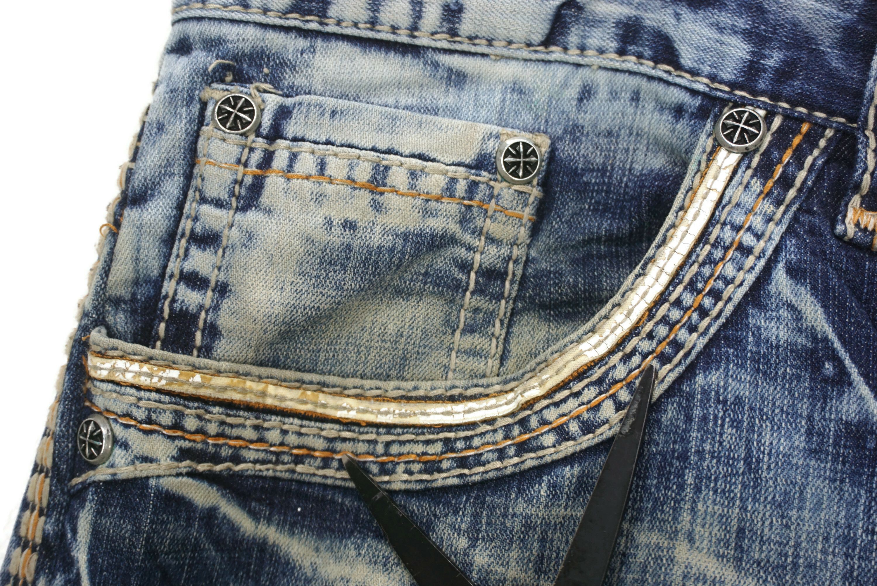Affliction Blake Jeans Size 42 fit W45xL34.5 Black Premium Denim Size US 42 / EU 58 - 8 Thumbnail