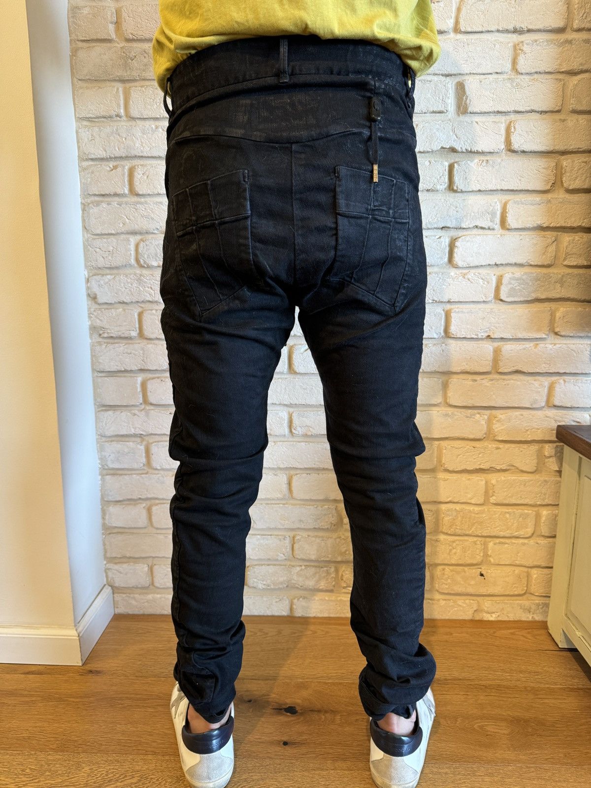 Boris Bidjan Saberi Slim-Cut Denim Jeans Size US 34 / EU 50 - 2 Thumbnail