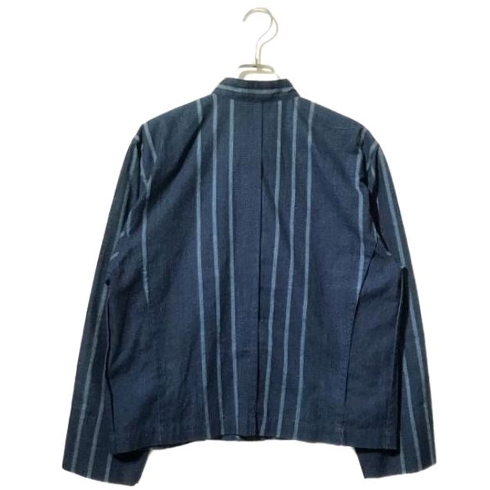 Issey Miyake VINTAGE ISSEY MIYAKE BAND COLLAR DESIGN SHIRT MEN NAVY SIZE M USED Size US M / EU 48-50 / 2 - 2 Thumbnail