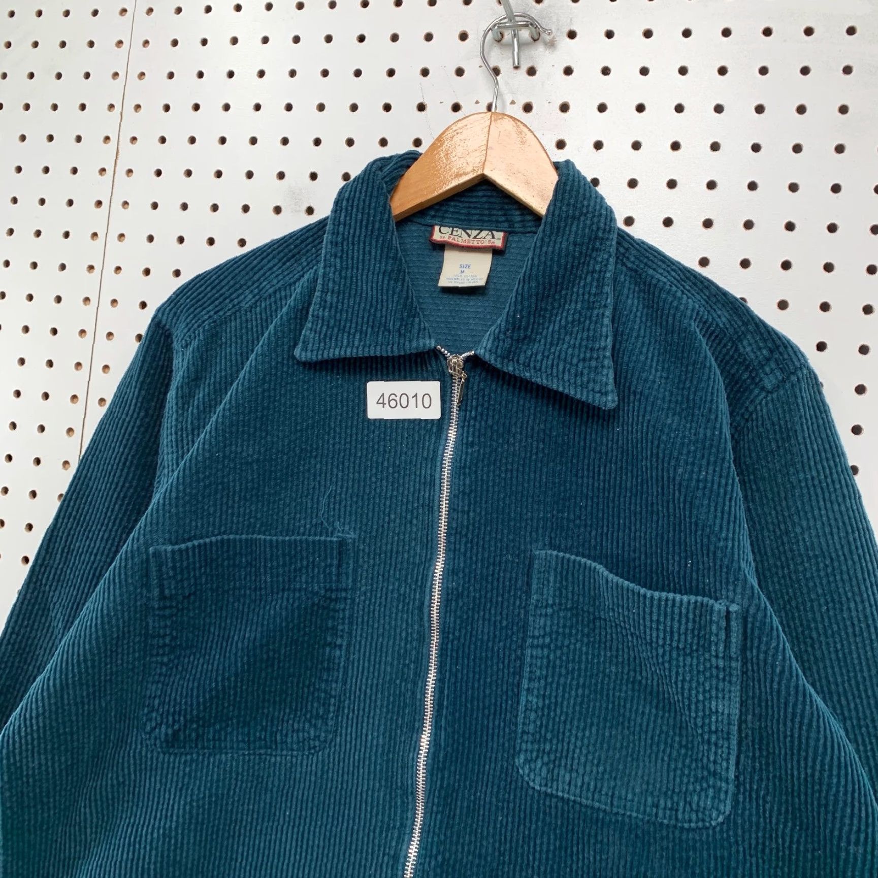 Vintage VINTAGE Cenza Jacket Womens Medium Corduroy Green Zip Size M / US 6-8 / IT 42-44 - 4 Thumbnail