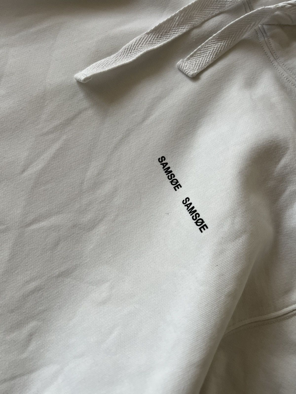 Samsoe Samsoe Samsoe Samsoe New Collection Printed Logo Basic White Hoodie Size US L / EU 52-54 / 3 - 13 Thumbnail