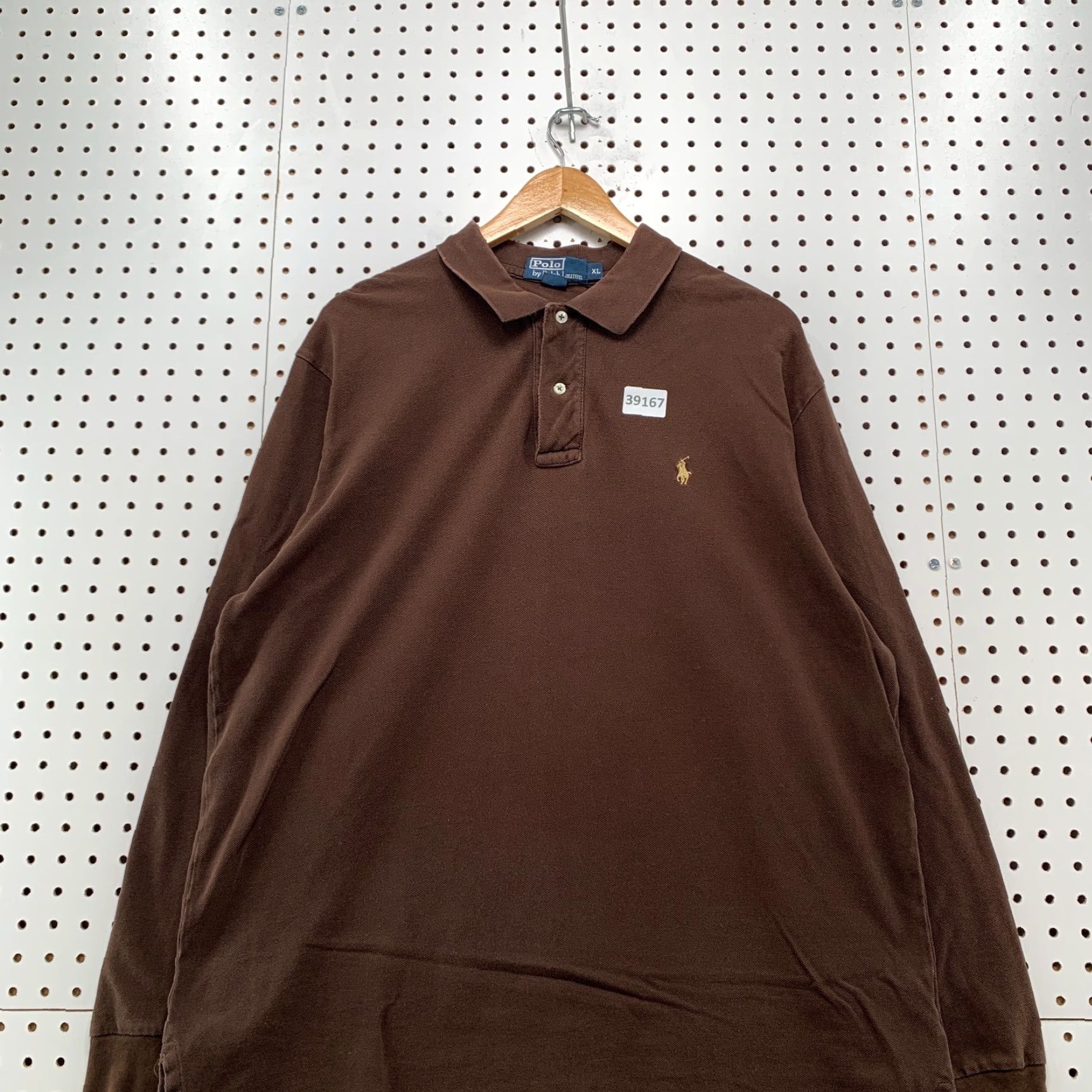 Polo Ralph Lauren VINTAGE Polo Ralph Lauren Collared Shirt Mens XL Brown Long Sleeve Preppy 24x30.5 Mens XL Brown Polo Shirt Mens XL Brown Preppy 90s Size US XL / EU 56 / 4 - 2 Thumbnail