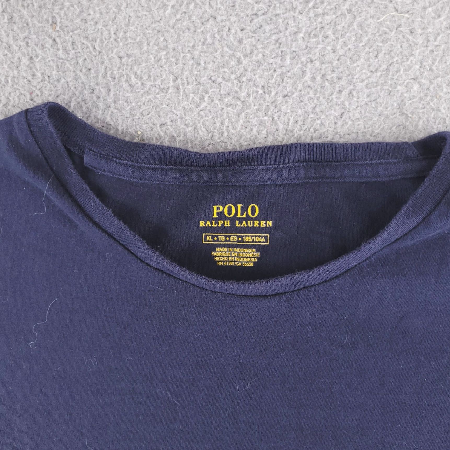 Polo Ralph Lauren Polo Ralph Lauren Shirt Mens XL Navy Blue Short Sleeve Size US XL / EU 56 / 4 - 4 Thumbnail