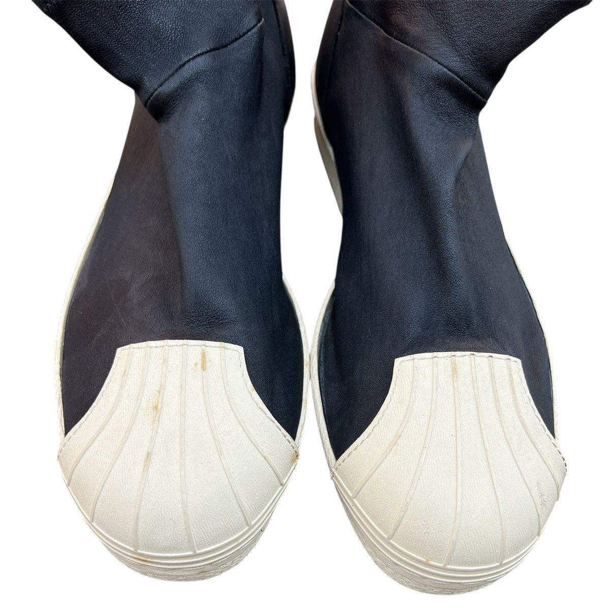 Adidas × Rick Owens SS15 Rick Owens x Adidas Superstar ankle boots Size US 12 / EU 45 - 3 Thumbnail
