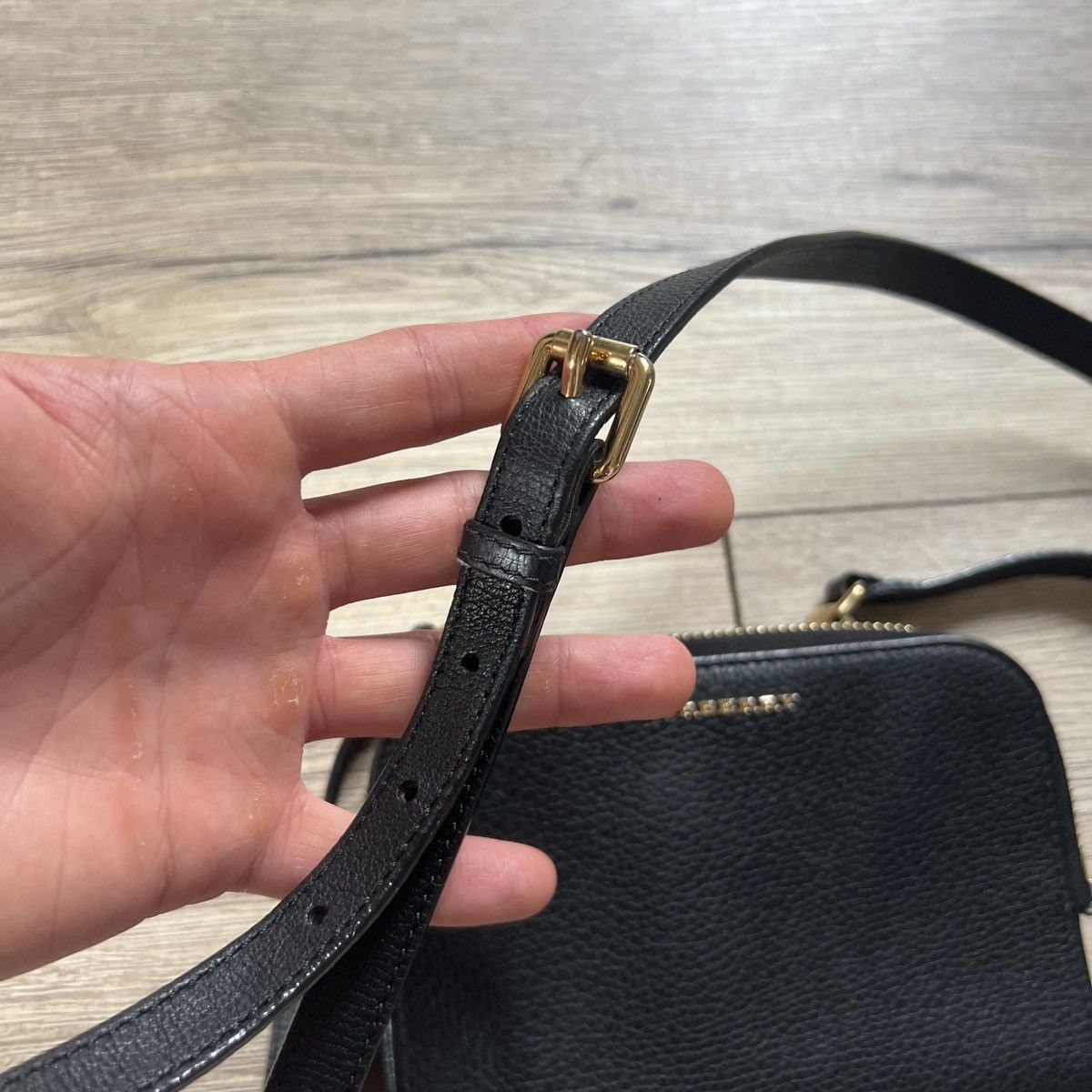 Burberry Burberry Mini Mag Crossbody Black Leather Size ONE SIZE - 6 Thumbnail