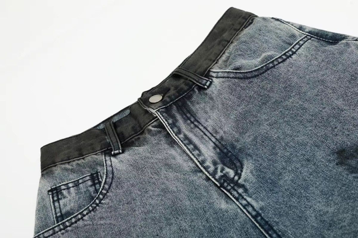 Designer × Other Washed Streetwear Design Tie Dye Retro Shorts Size US 32 / EU 48 - 6 Thumbnail