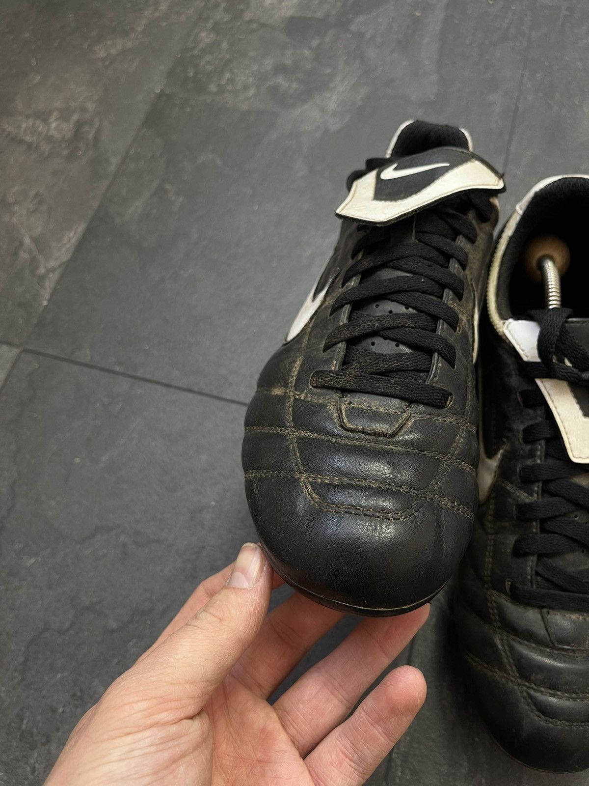 Nike × Streetwear × Vintage Nike Rare 2007 Tiempo II FG Soccer Football Men’s Size US 9 / EU 42 - 6 Thumbnail