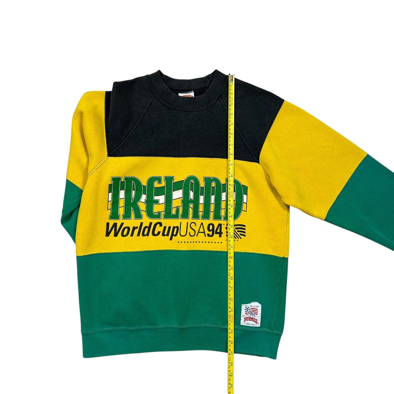 Nutmeg 90s WORLD CUP USA 1994 NUTMEG TEAM IRELAND SWEATSHIRT Size US M / EU 48-50 / 2 - 9 Thumbnail
