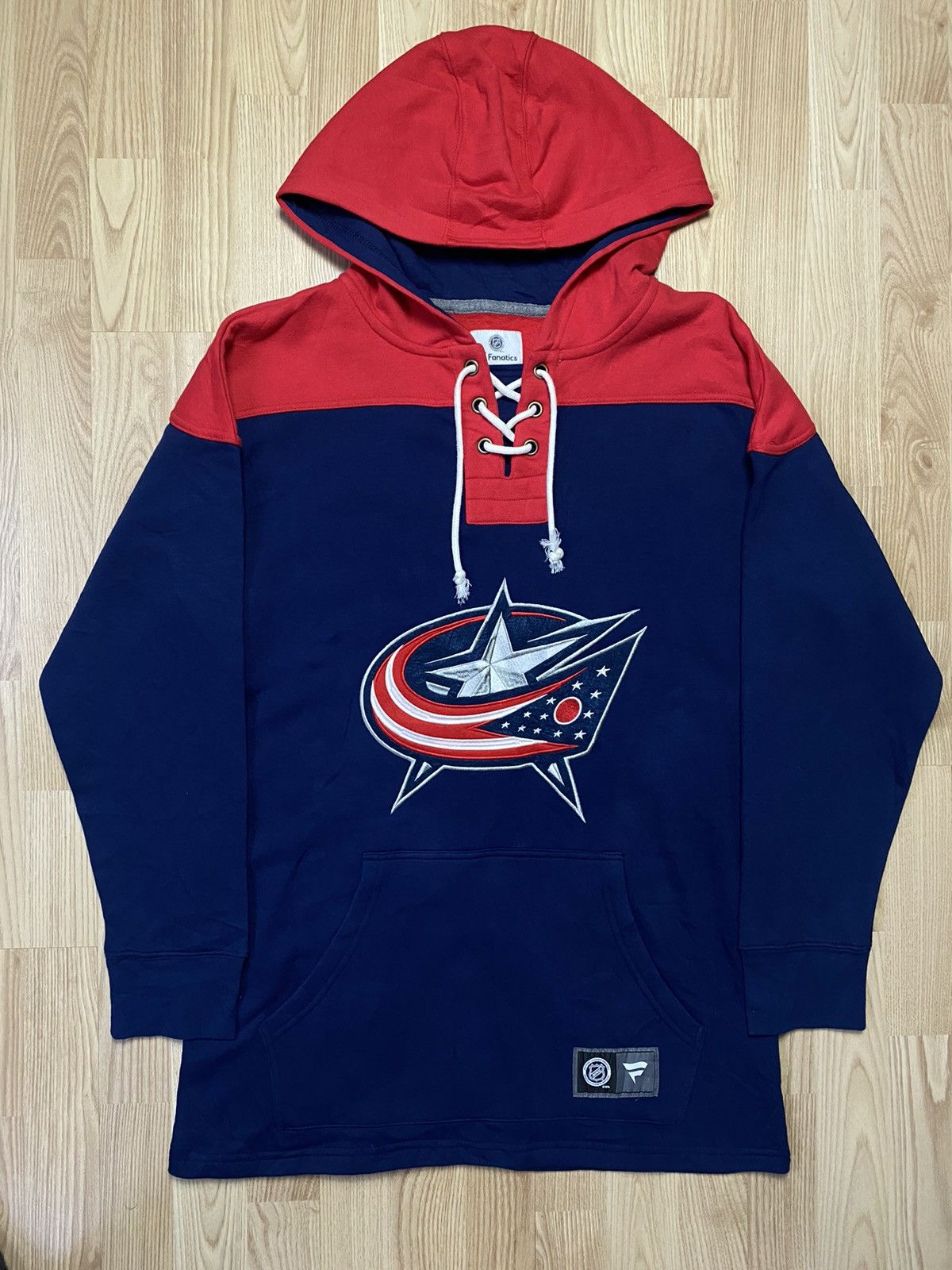 NHL × Vintage Columbus Blue Jackets NHL Hoodie Size M Size US M / EU 48-50 / 2 - 1 Thumbnail