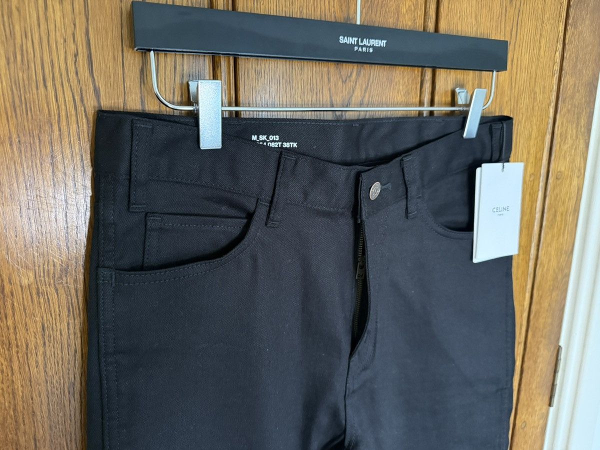 Celine $990 FW23 Celine Wiltern pure black skinny jeans Hedi 30 Size US 30 / EU 46 - 13 Thumbnail