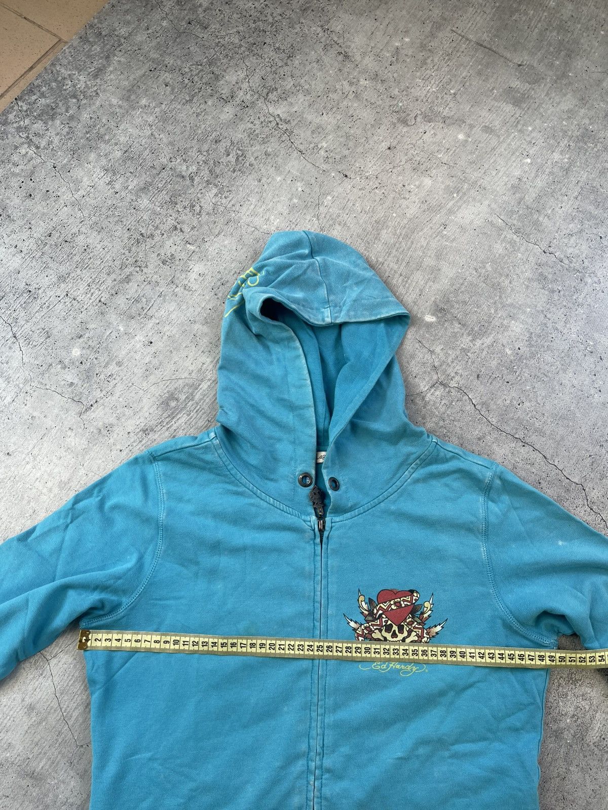 Ed Hardy × Vintage Vintage Y2k Ed Hardy Suit(Pants+Zip Sweatshirt) Skull ☠️ 90’s Size XL / US 12-14 / IT 48-50 - 23 Thumbnail