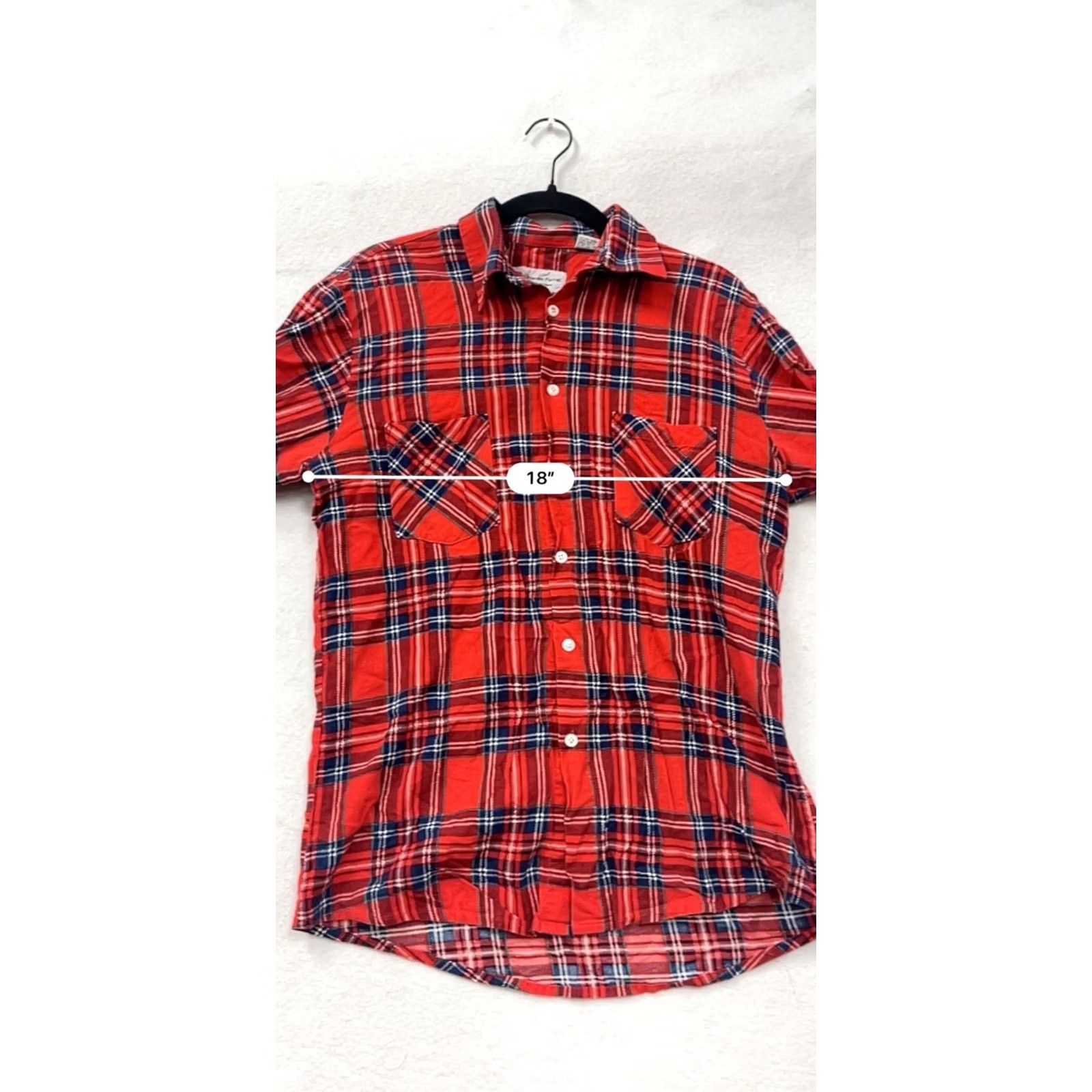 Vintage VINTAGE Highlander Shirt Plaid Flannel Button-Down M Red Mens Size US M / EU 48-50 / 2 - 8 Thumbnail