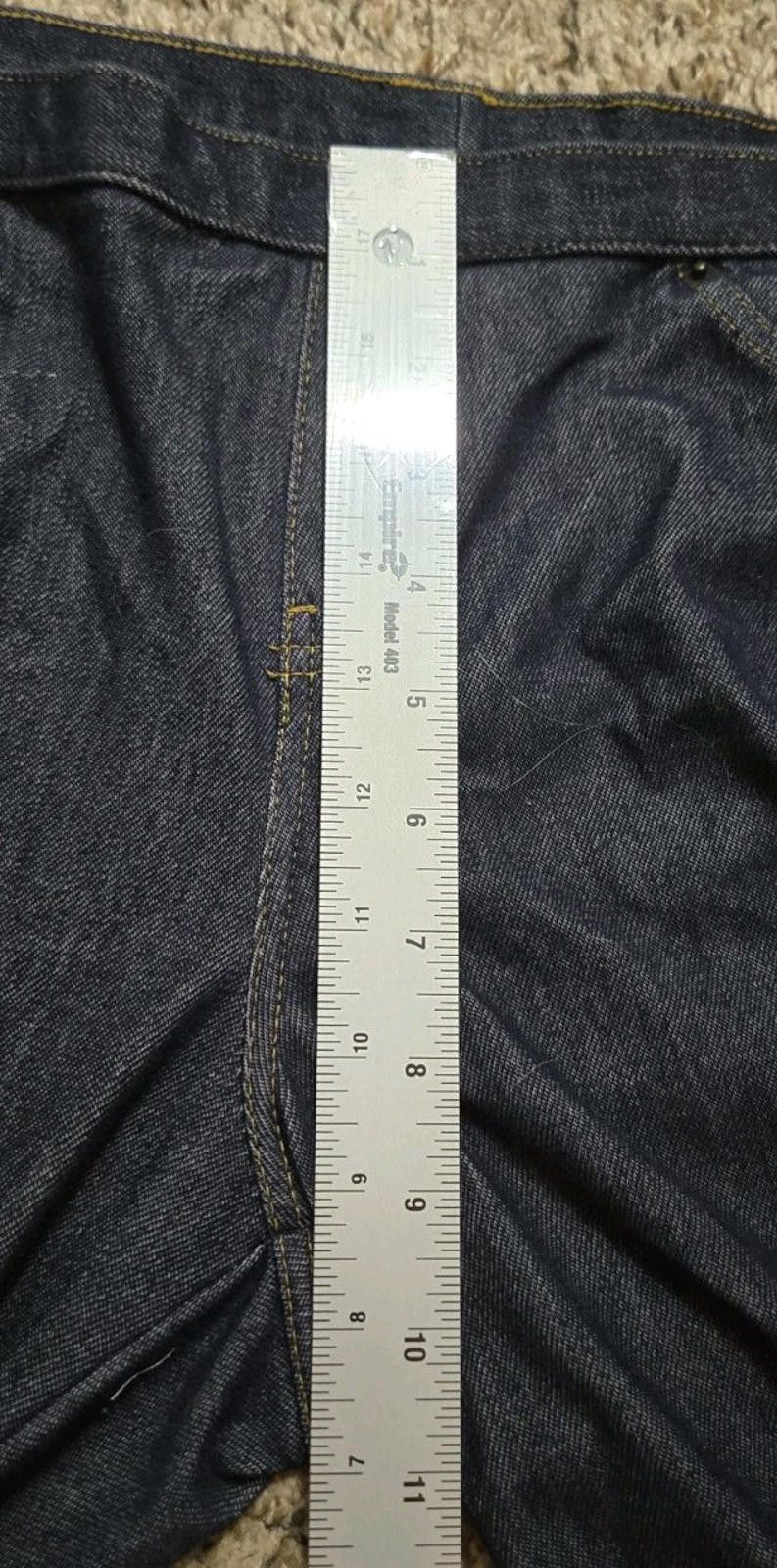 Other Vera Wang "Jeans" Flared Jeggings Womens Medium Elastic Wais Size 32" / US 10 / IT 46 - 12 Thumbnail