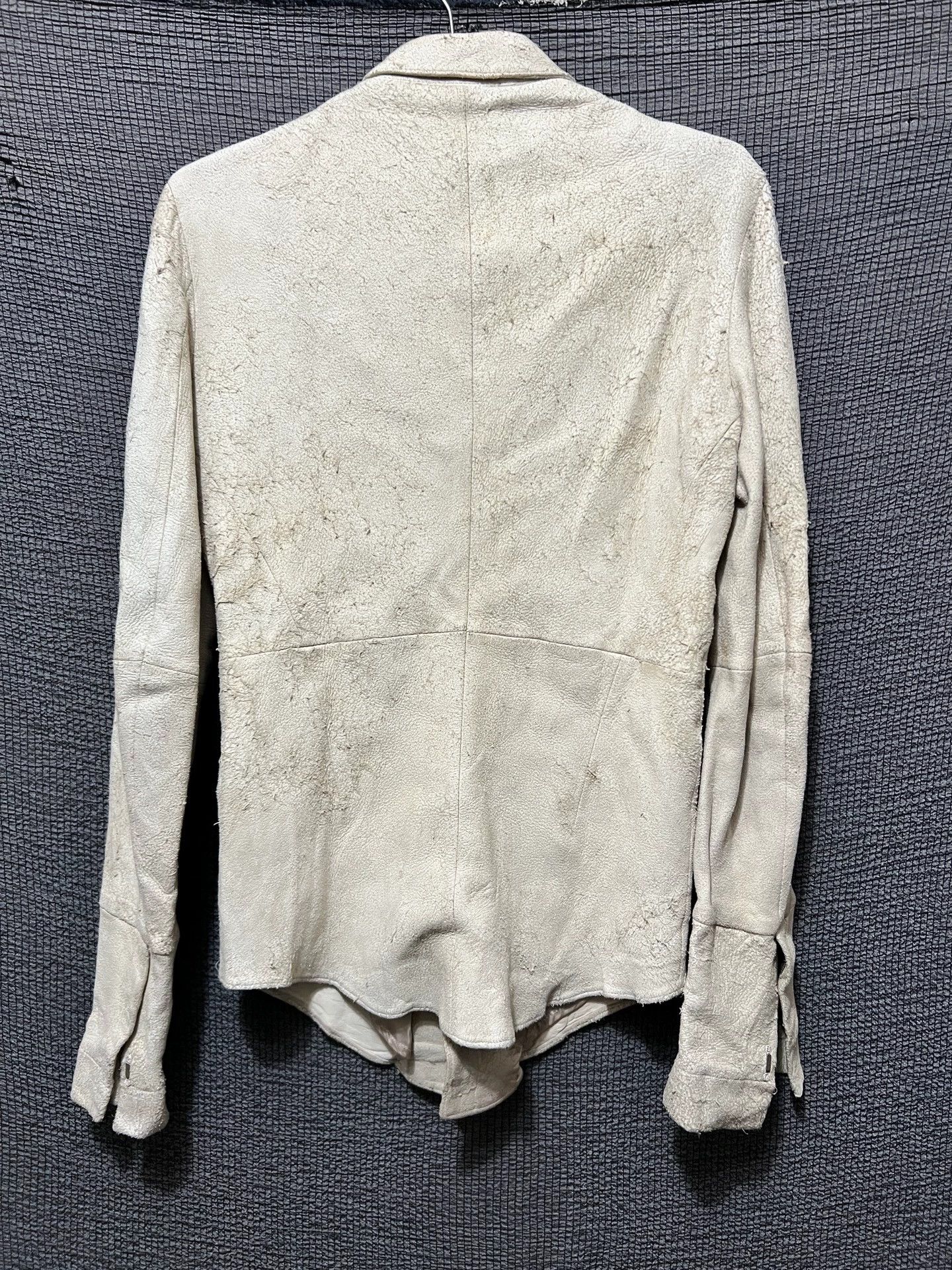 Julius Julius_7 07ss Distressed Zombie Ram Leather Jacket Size US S / EU 44-46 / 1 - 2 Thumbnail