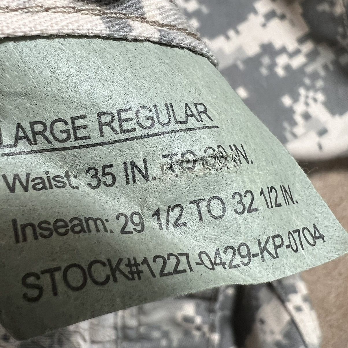 Vintage Desert Digi Camo Camouflage Cargo Desert Utility Pants Size US 38 / EU 54 - 4 Thumbnail