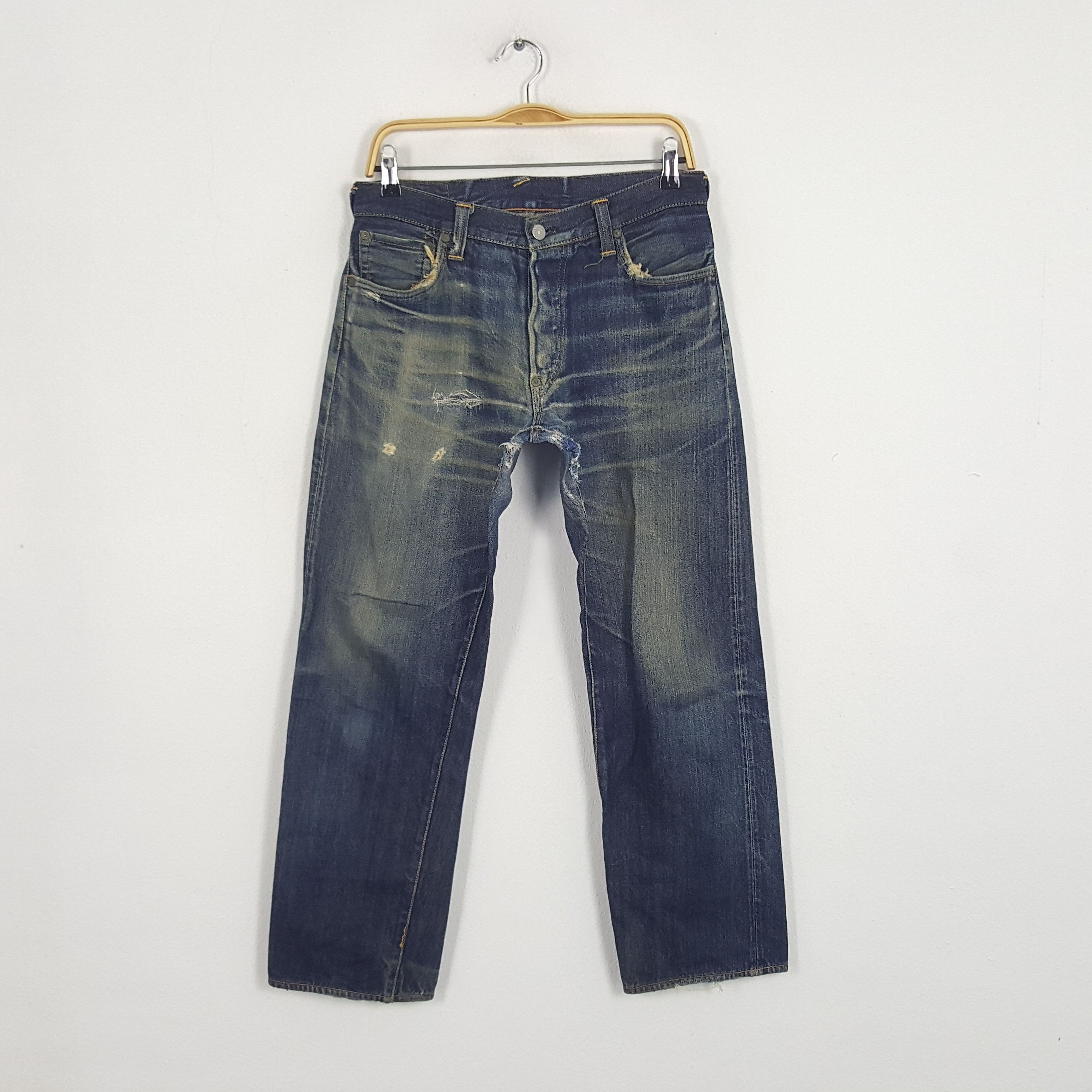 Evisu × Japanese Brand × Vintage Vintage Evisu Selvedge Japan Brand Daicock Custom Denim Jean Size US 30 / EU 46 - 4 Thumbnail