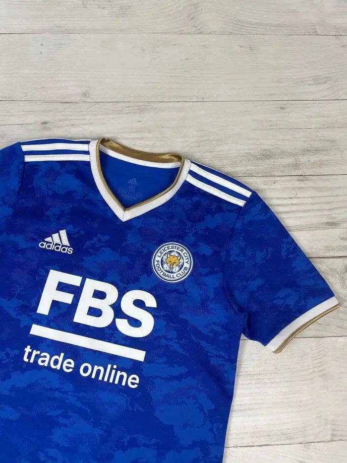 Adidas Adidas Leicester City 2021 2022 Vardy #9 Home Shirt Jersey Size US XS / EU 42 / 0 - 3 Thumbnail