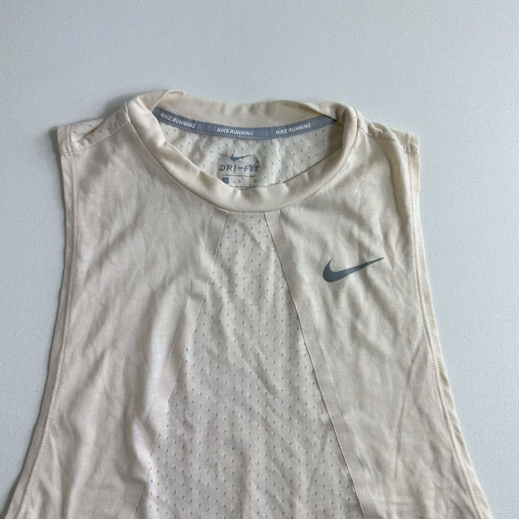 Nike Nike Running Dri-Fit Top Tank Women's L Pink Slim Reg Sleeveless Pullover Athletic Training Size L / US 10 / IT 46 - 5 Thumbnail
