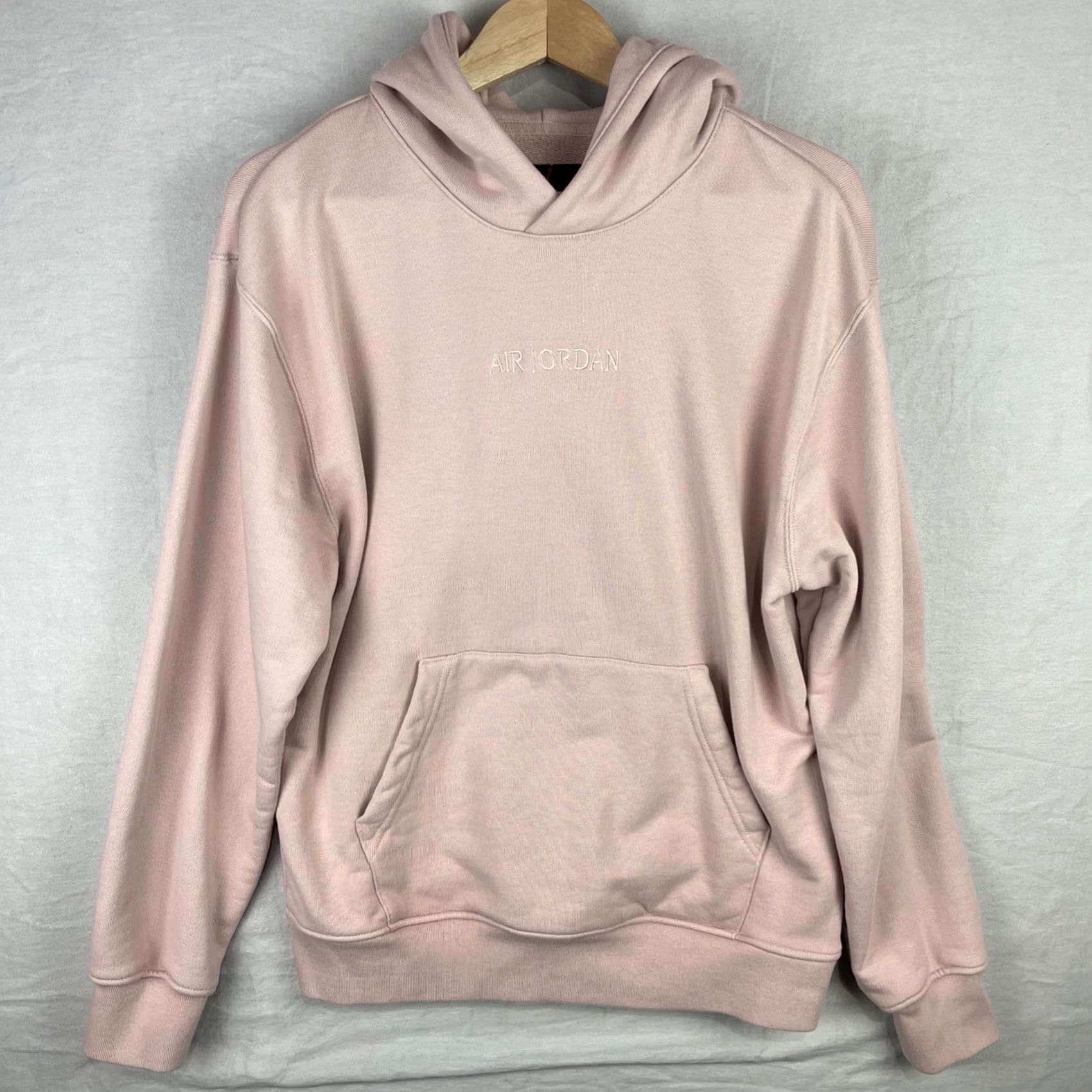 Jordan Brand Nike Air Jordan Hoodie Mens Small Light Coral Blush Heavyweight FZ3952-601 Sweatshirt Pullover Hoodie Size US S / EU 44-46 / 1 - 2 Thumbnail
