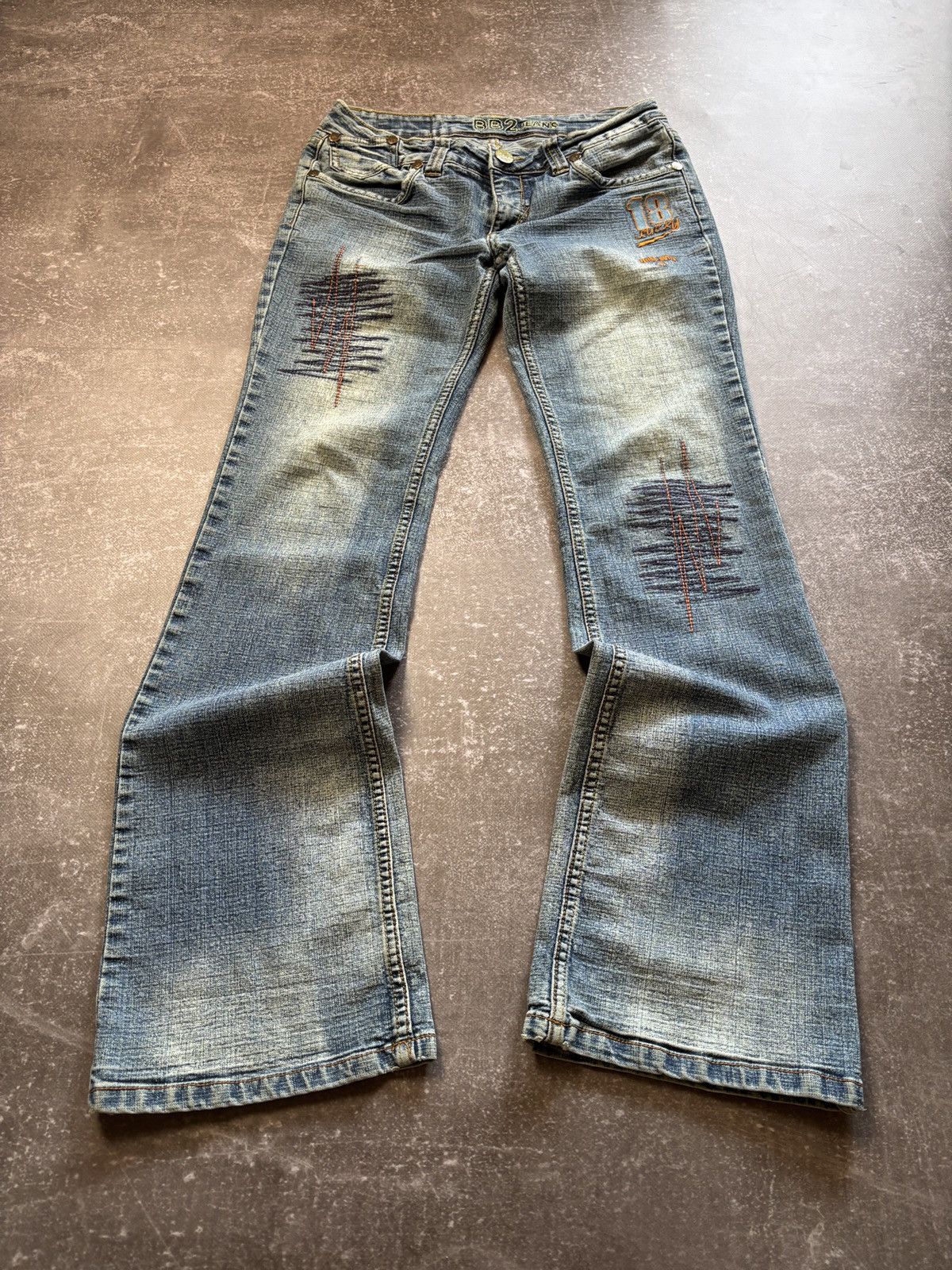 Japanese Brand y2k vintage flared fade style jeans if six was nine style Size US 30 / EU 46 - 3 Thumbnail
