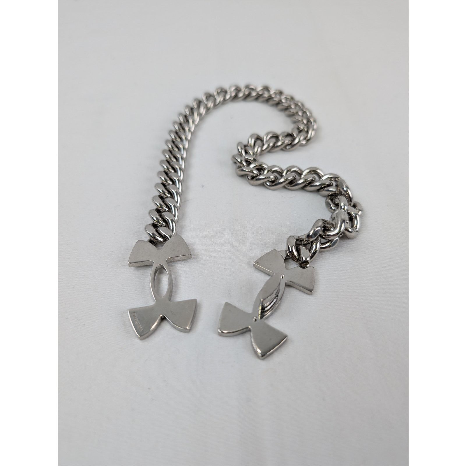 Balenciaga × Under Armour o1rshd1 Size: S / Under Armour Necklace in Silver Size ONE SIZE - 10 Thumbnail