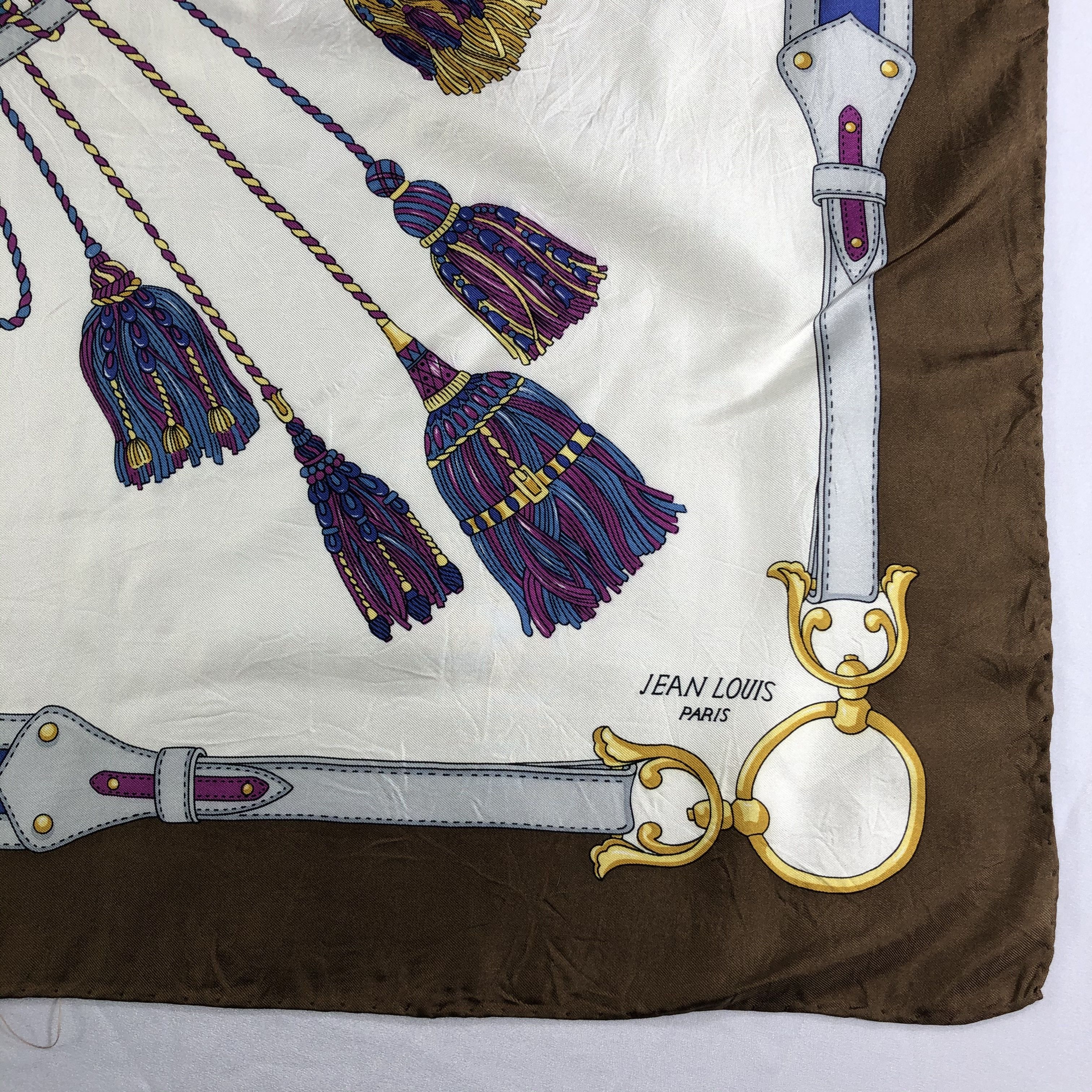 Jean-Louis Scherrer × Vintage Vintage Jean Louis Paris Silk Scarf Size ONE SIZE - 4 Thumbnail