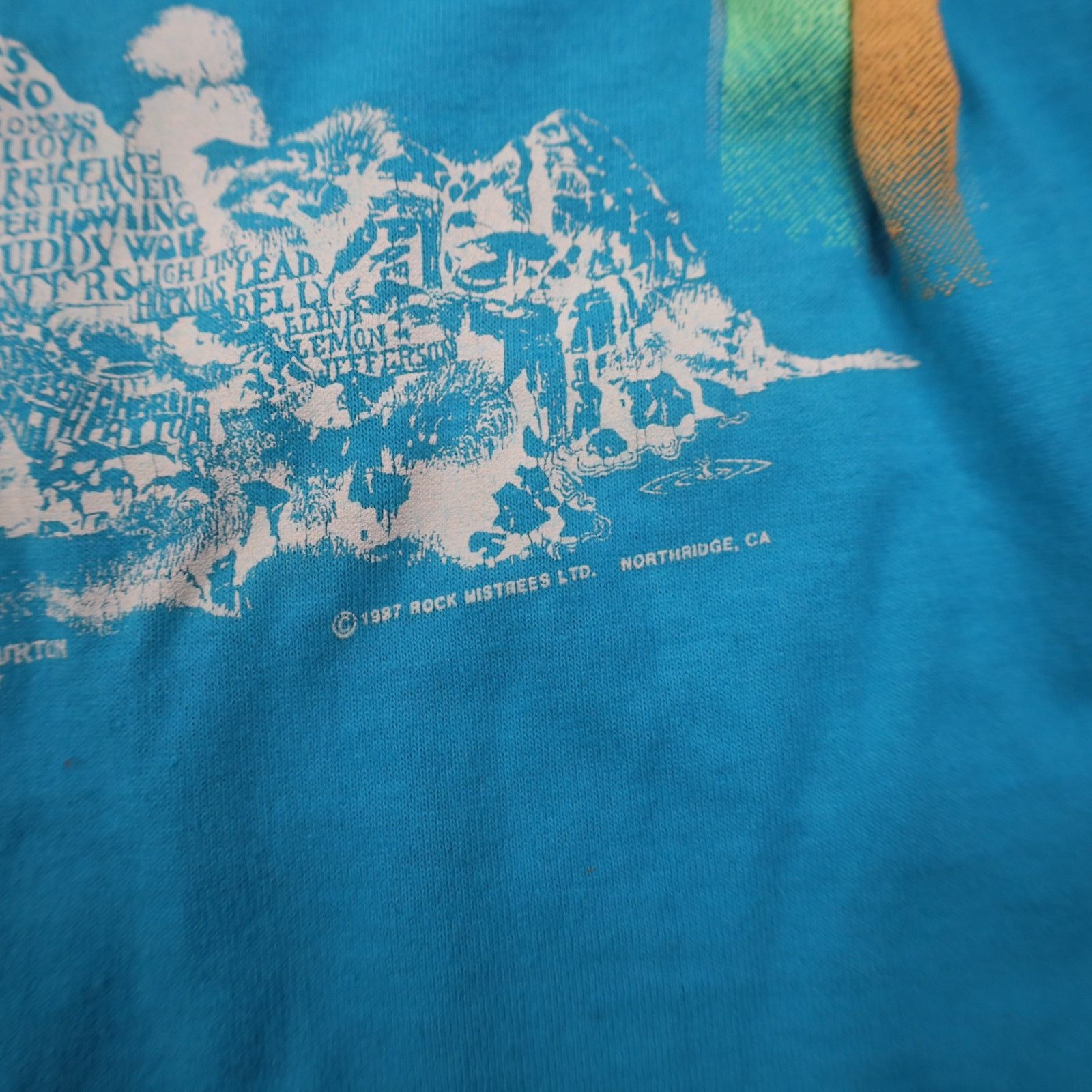 Band Tees × Vintage Vintage Rock & Roll Family Tree Graphic T Shirt Size US L / EU 52-54 / 3 - 5 Thumbnail