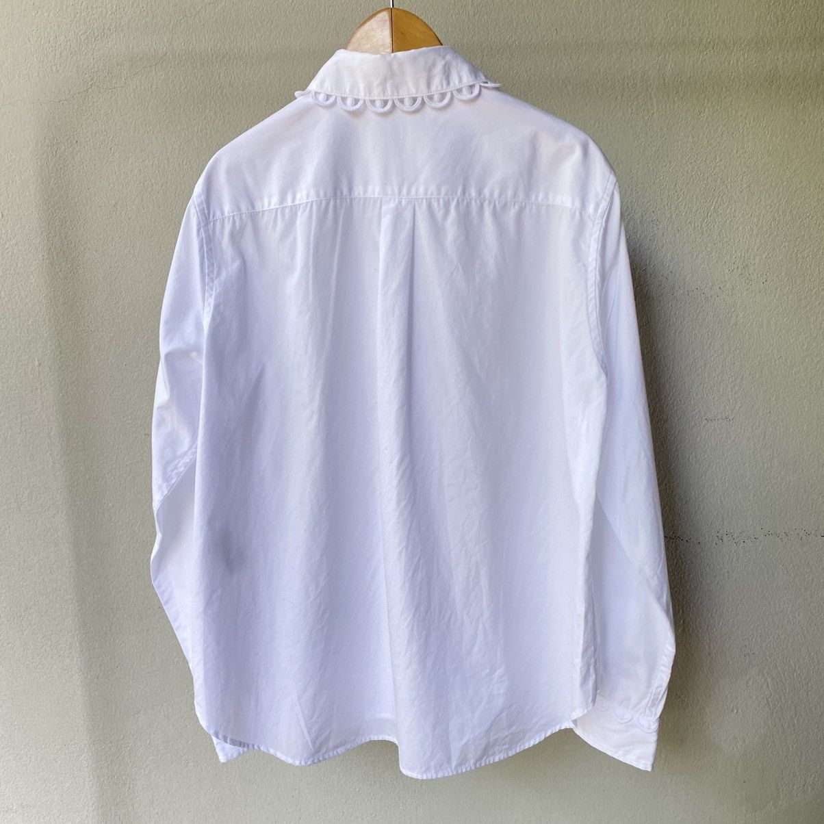 Tsumori Chisato Tsumori Chisato White Ruffle Collar Blouse Size XS / US 0-2 / IT 36-38 - 11 Thumbnail