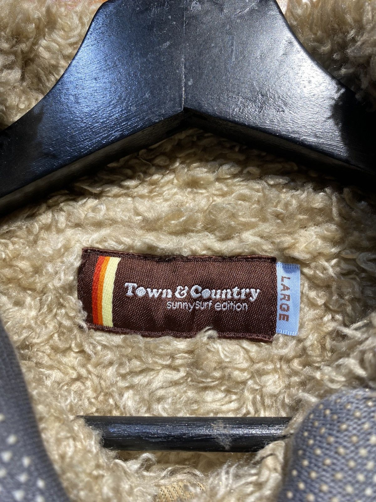 Vintage Town & Country Sunny Surf Edition Corduroy Sherpa Jacket Size US L / EU 52-54 / 3 - 7 Thumbnail