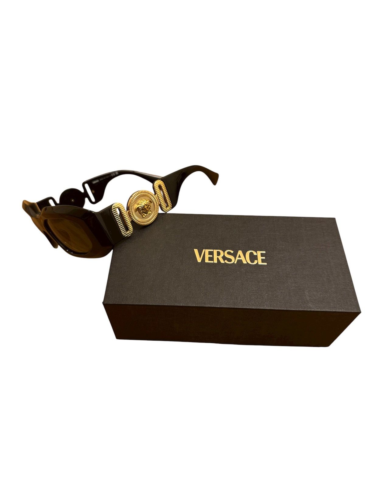 Versace 🔥450$ Versace 4425U Black Acetate Medusa Biggie Sunglasses Size ONE SIZE - 5 Thumbnail