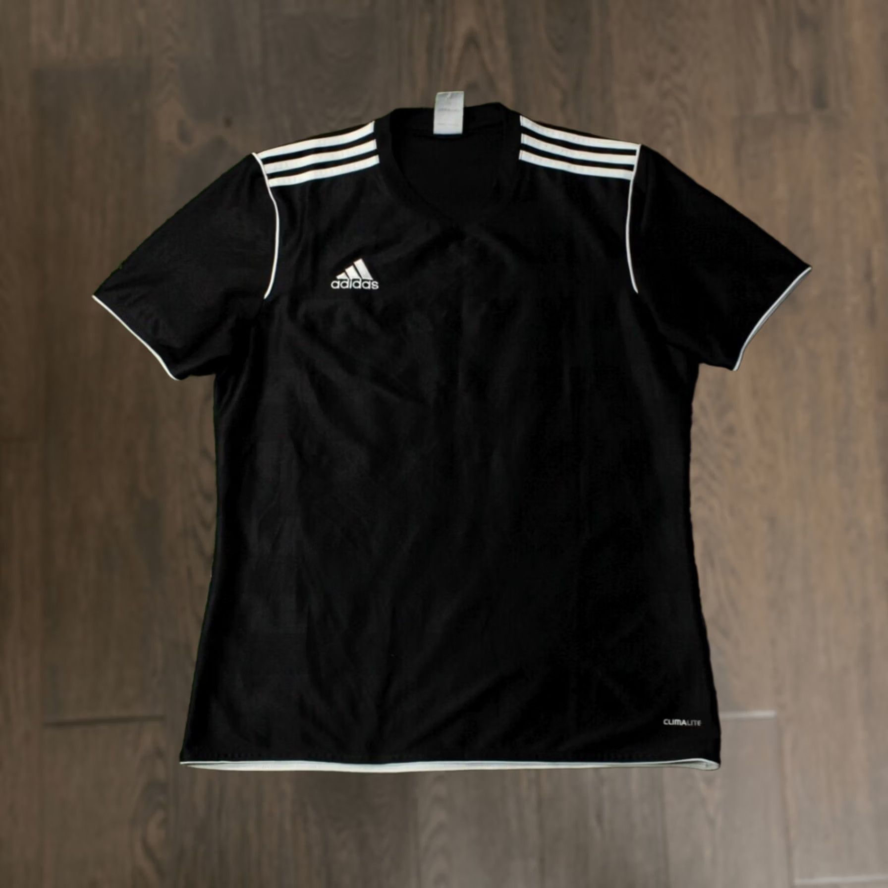 Adidas ADIDAS Performance T-Shirt Football Jersey M Black and White Mens 2011 Tabela Football Sleeve Short Vintage No Size US M / EU 48-50 / 2 - 1 Thumbnail