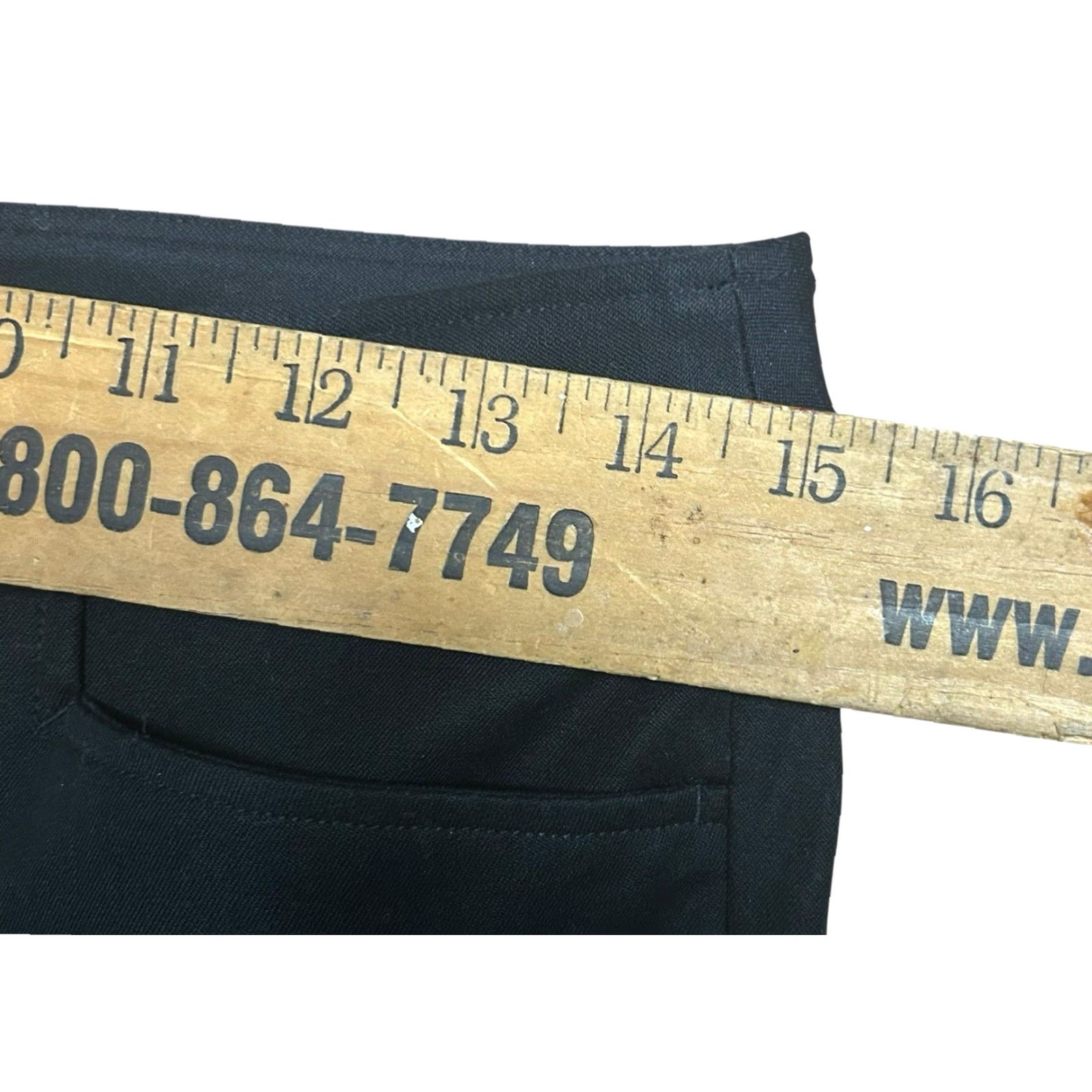 Chaps Chaps Women's Pants Black Dress Slacks Size 8P Mid-rise 30 Inseam Straight Leg Petite City Preppy Metal Size 30" / US 8 / IT 44 - 7 Thumbnail