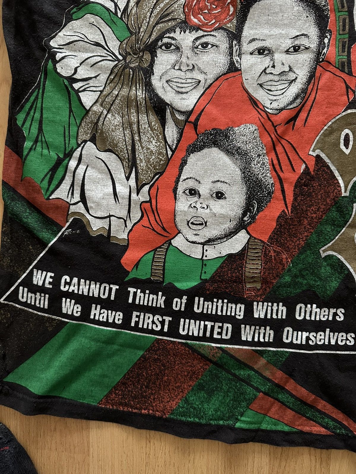 Rap Tees × Vintage Vintage 90s Kacy World Colours - Positive People Size US XL / EU 56 / 4 - 4 Thumbnail