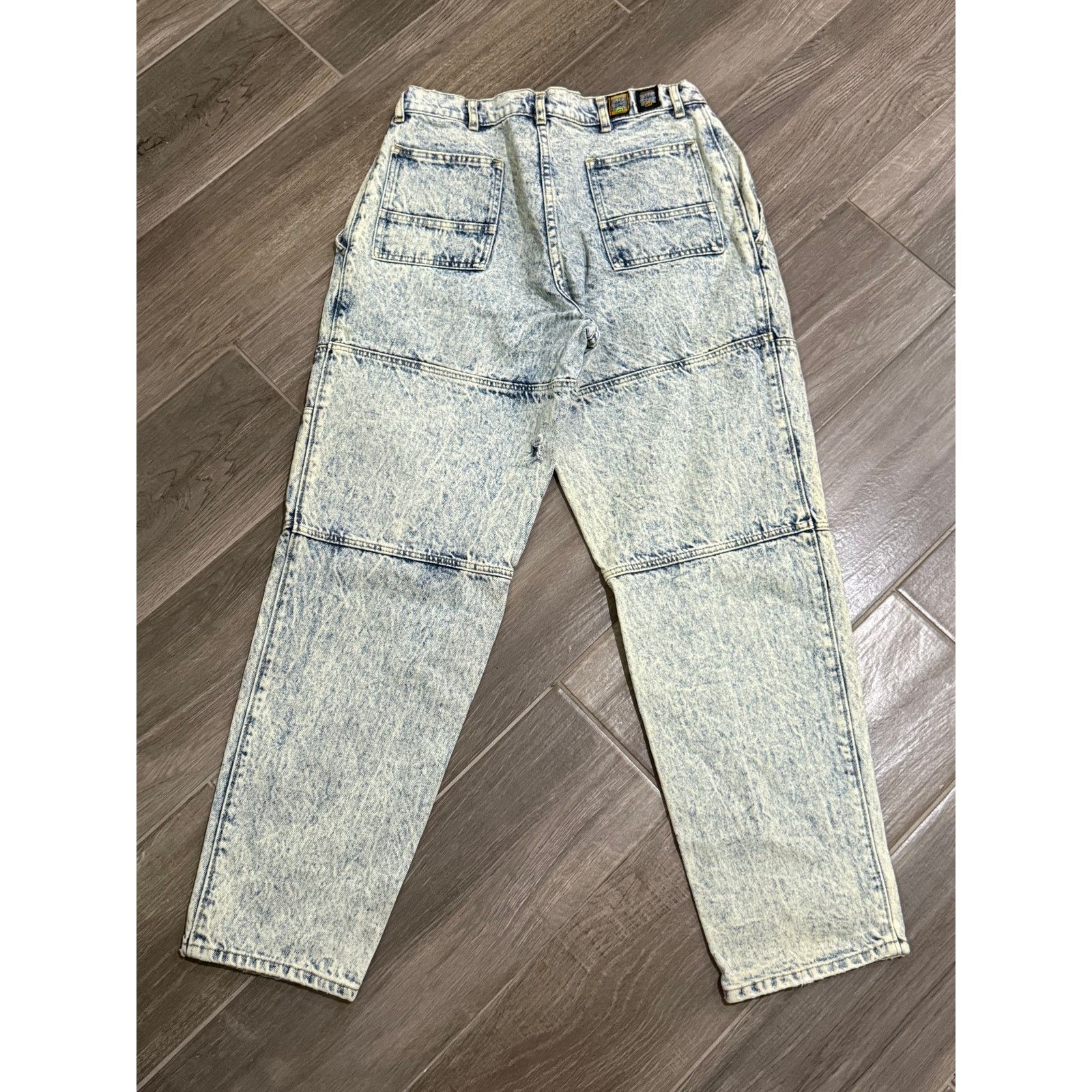 Lee Vintage 80s 90s Acid Wash LEE High-Waist Men's Jeans Size US 34 / EU 50 - 4 Thumbnail