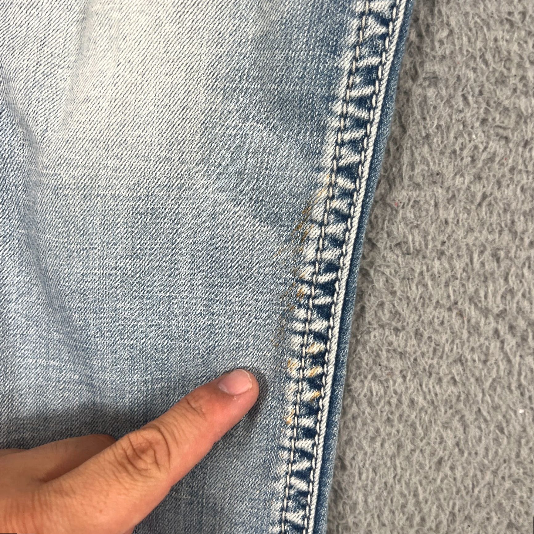 Silver Jeans Co. VINTAGE Silver Jeans Womens Cropped Jeans Aiko Mid Rise Stretch Paisley Blue 29 Size 29" - 2 Thumbnail