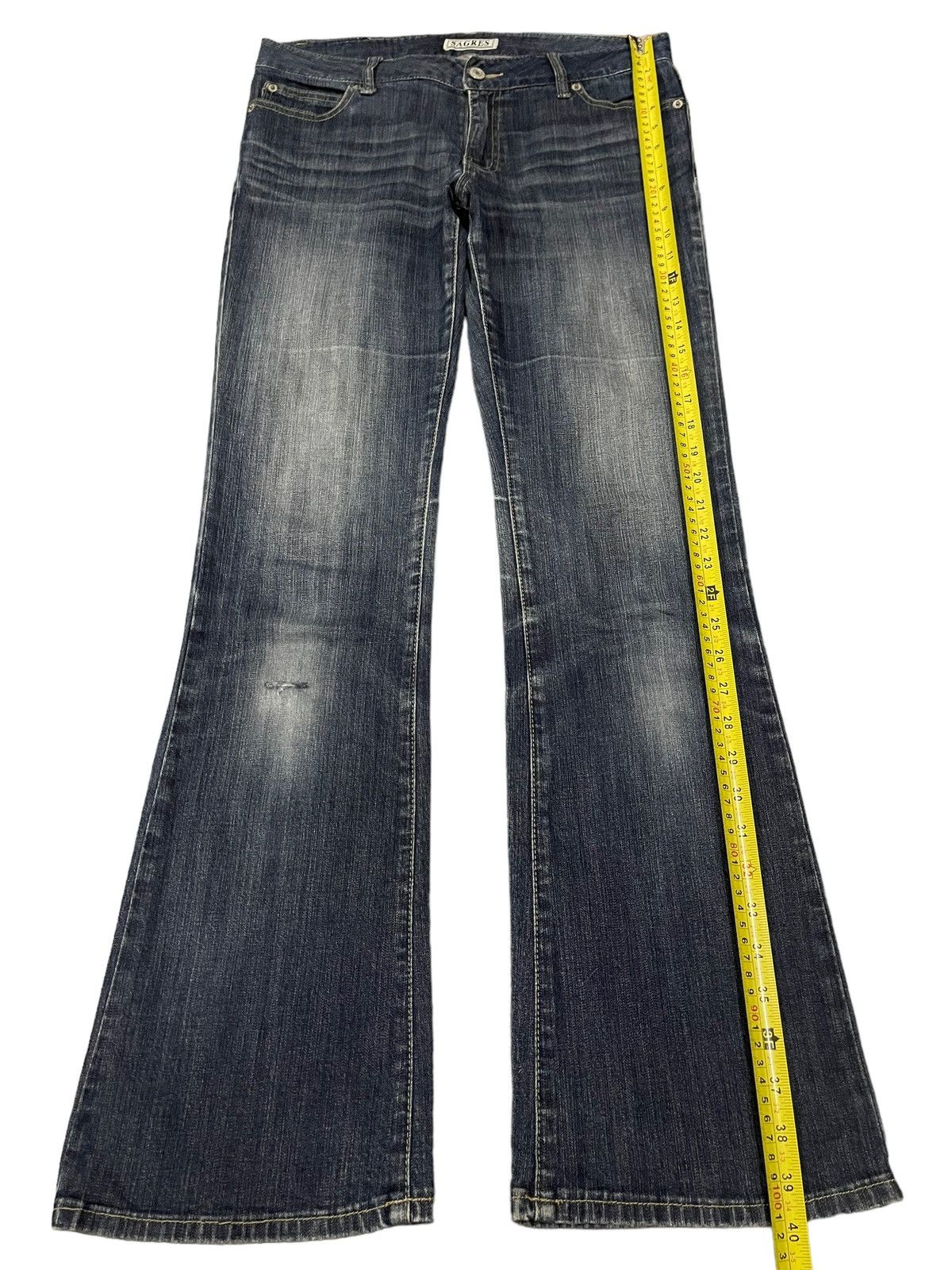 If Six Was Nine Vintage Japanese Brand Blue Wash Style Bootcut Jeans Size US 31 - 12 Thumbnail