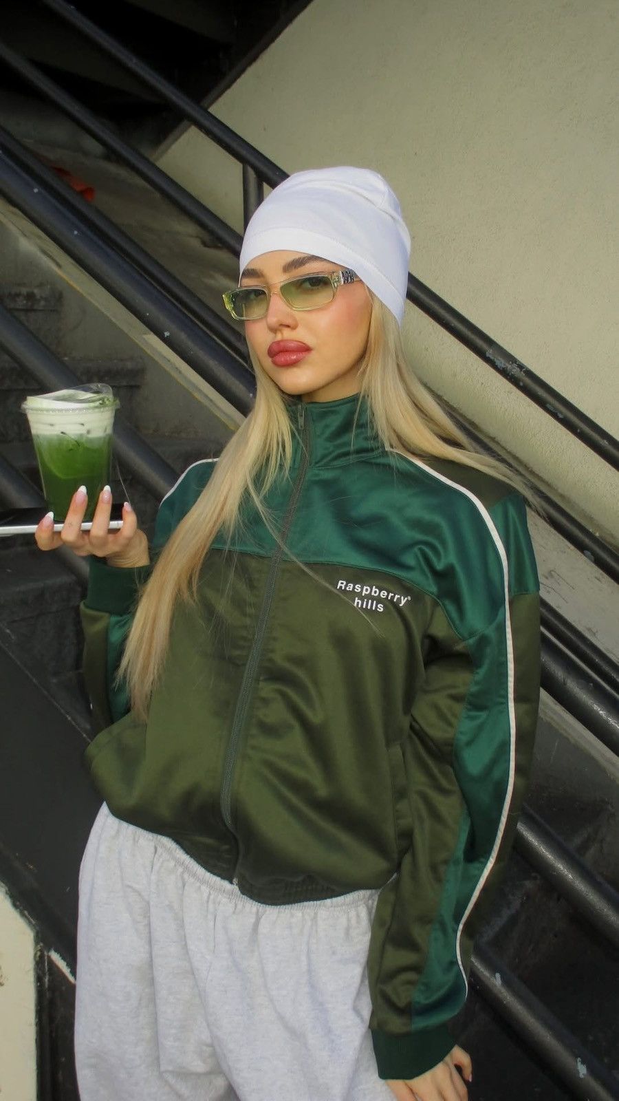 The GV Gallery The GV Gallery Green Diggy Simmons Track Jacket