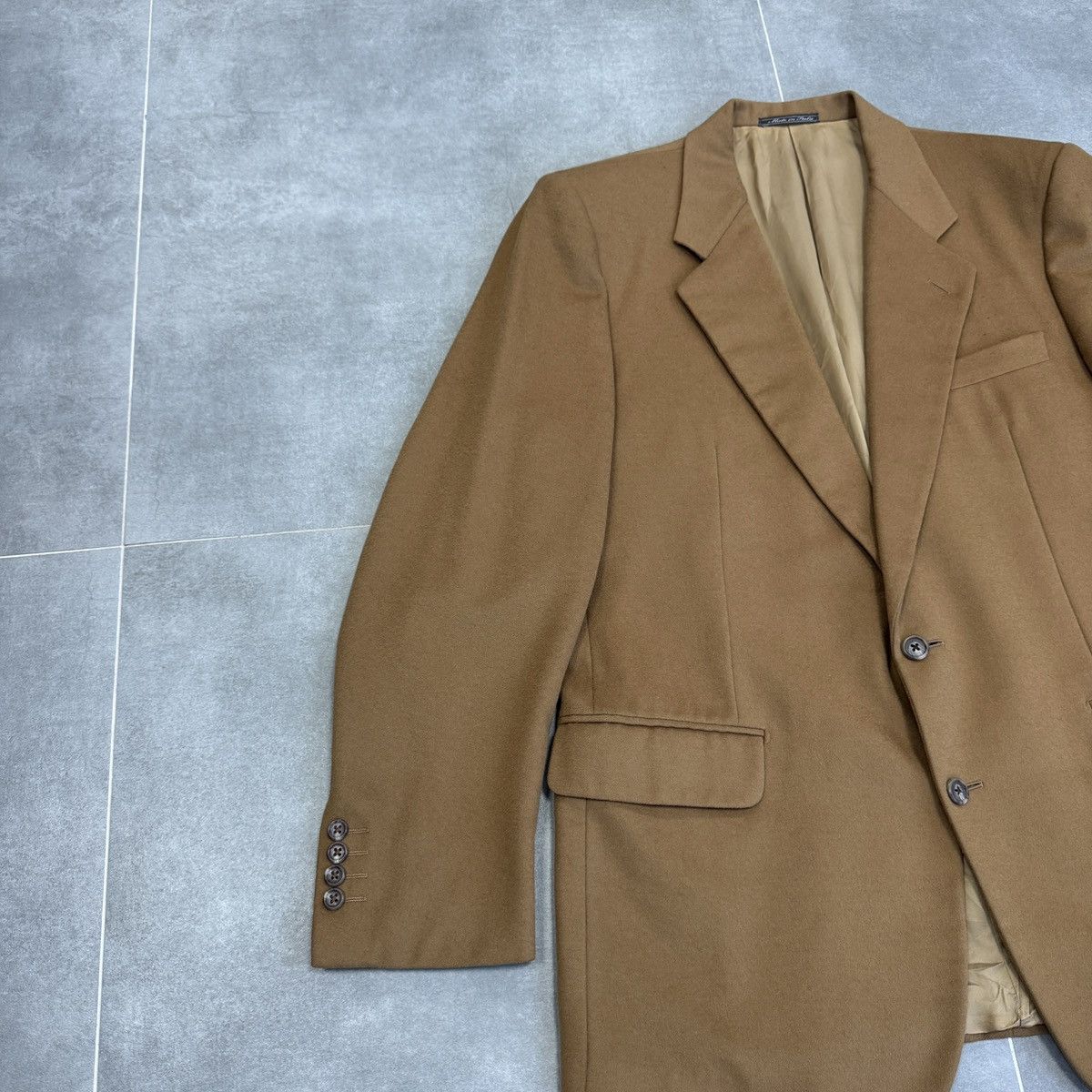 Corneliani Corneliani Linea Sartoria Wool Cashmere Blazer Men Size 52R Size 52R - 3 Thumbnail