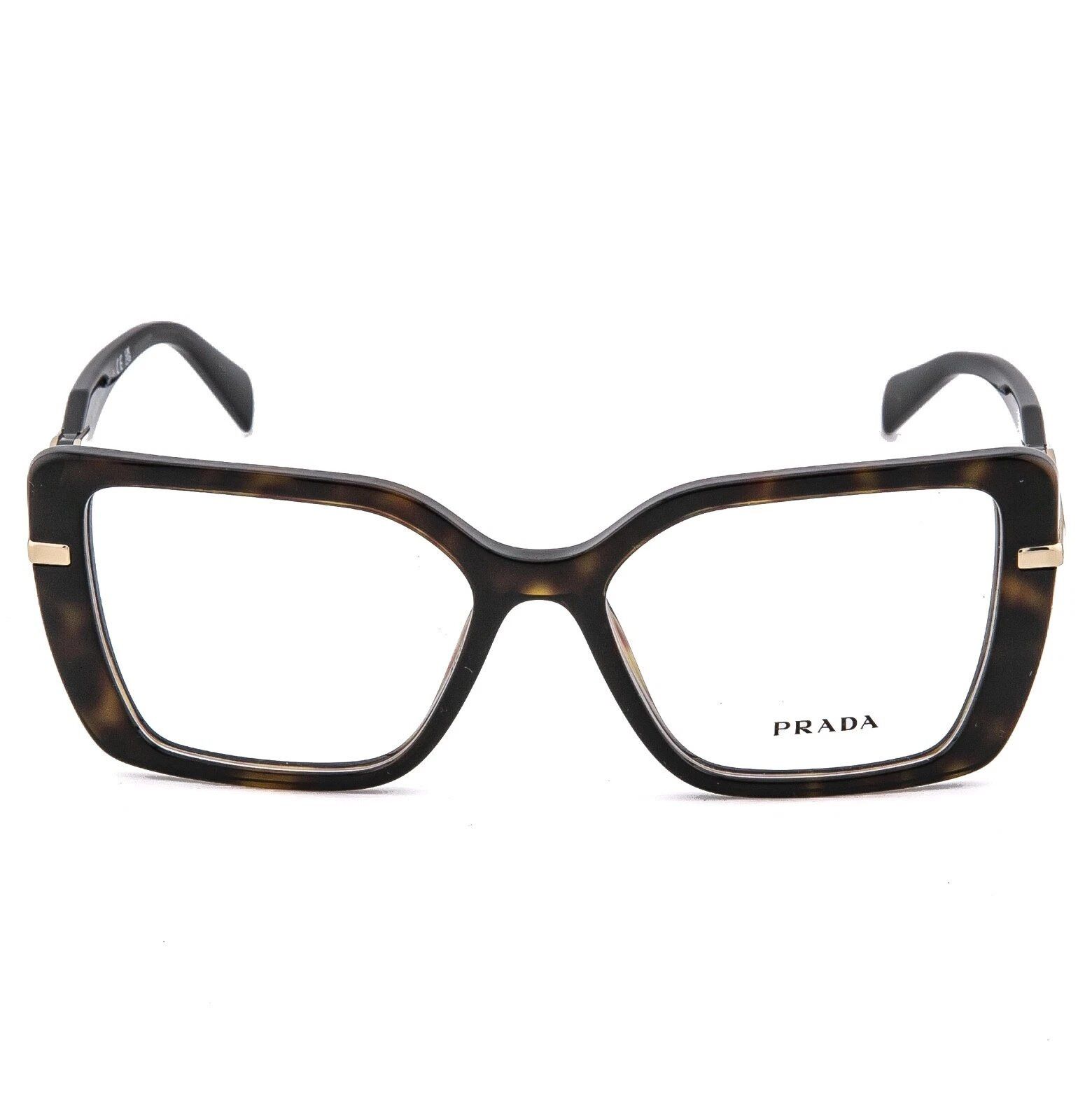 Prada PRADA SYMBOLE PR03ZV Brown Bold Eyeglasses 03Z 03ZV Size ONE SIZE - 3 Thumbnail