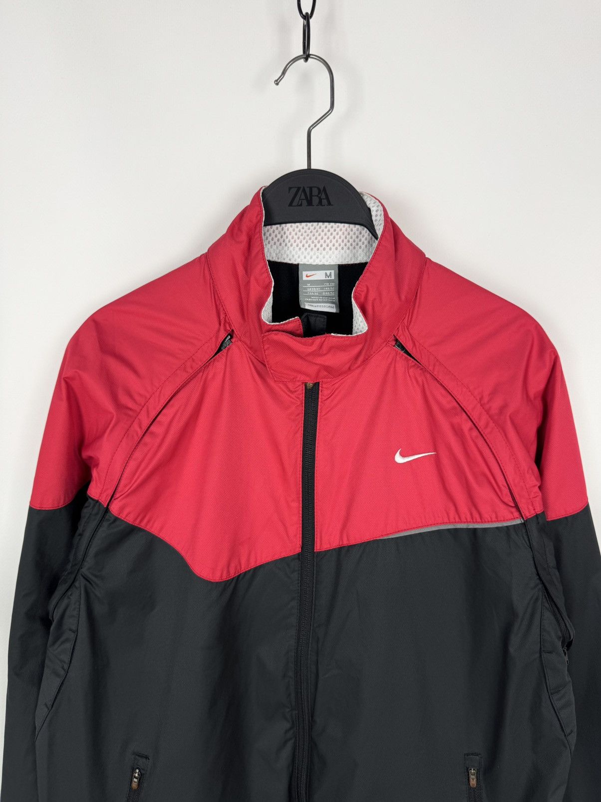 Nike Nike 2in1 Paneled Nylon Vented Running Jacket Size US M / EU 48-50 / 2 - 5 Thumbnail