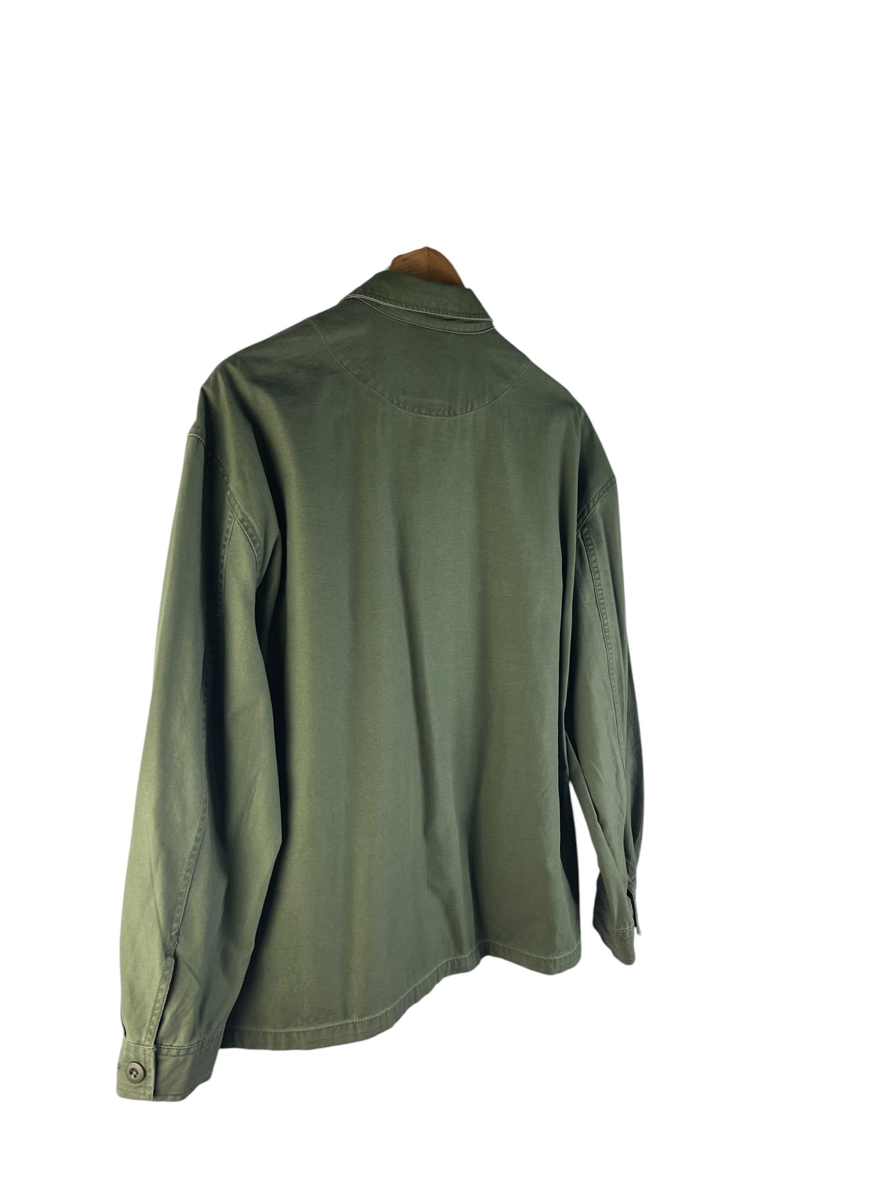 Japanese Brand BAYFLOW Military Utility Shirt Jacket Olive Green Soak In Size US L / EU 52-54 / 3 - 7 Thumbnail