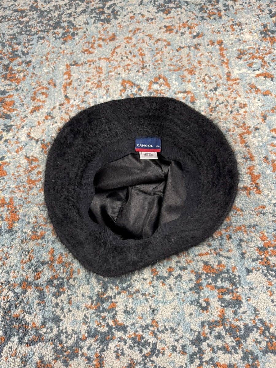 Kangol Vintage Y2K Kangol angora fuzzy hairy hat dark akademka Size ONE SIZE - 4 Thumbnail
