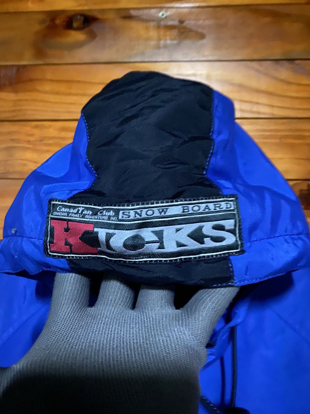 Kicks On Fire Vintage KICKS Snowboard Anorak Jacket Blue Japanese Outdoor Size US L / EU 52-54 / 3 - 6 Thumbnail