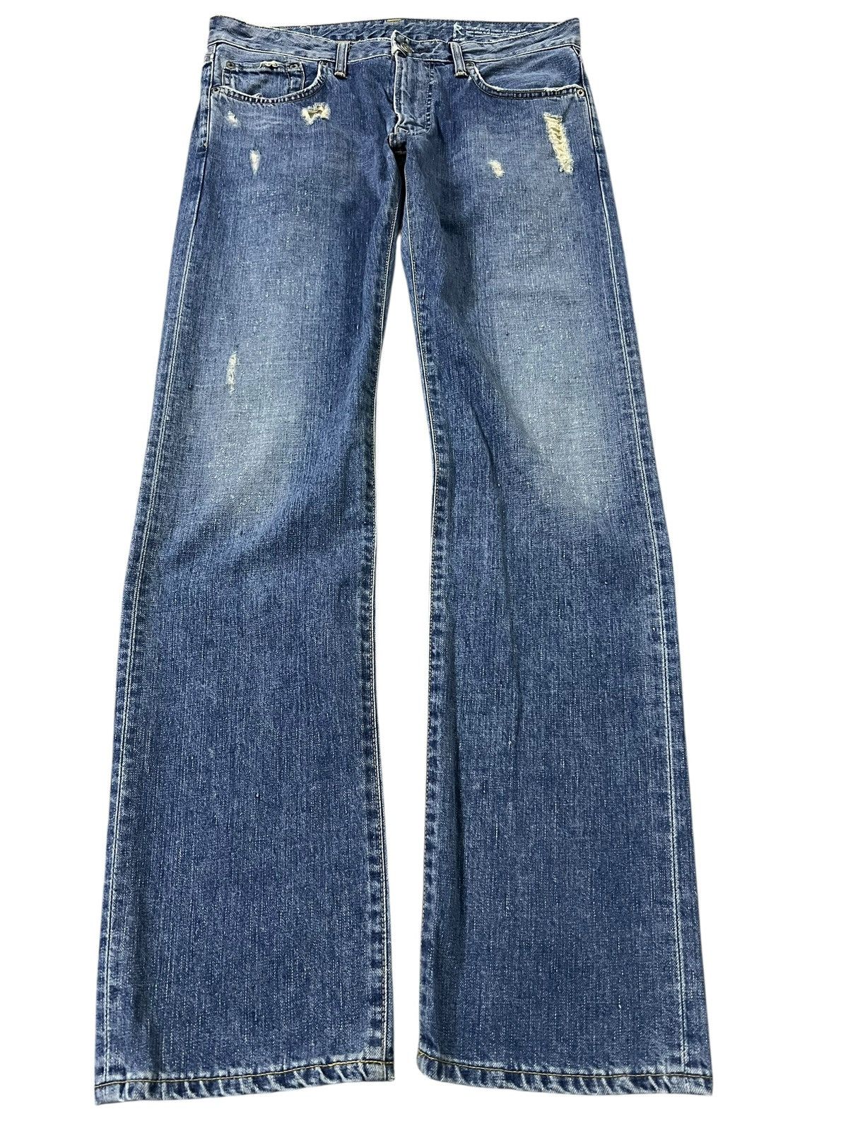 Edwin Edwin 502R Distress Mud Wash Jean Very Rare Size US 33 - 1 Thumbnail