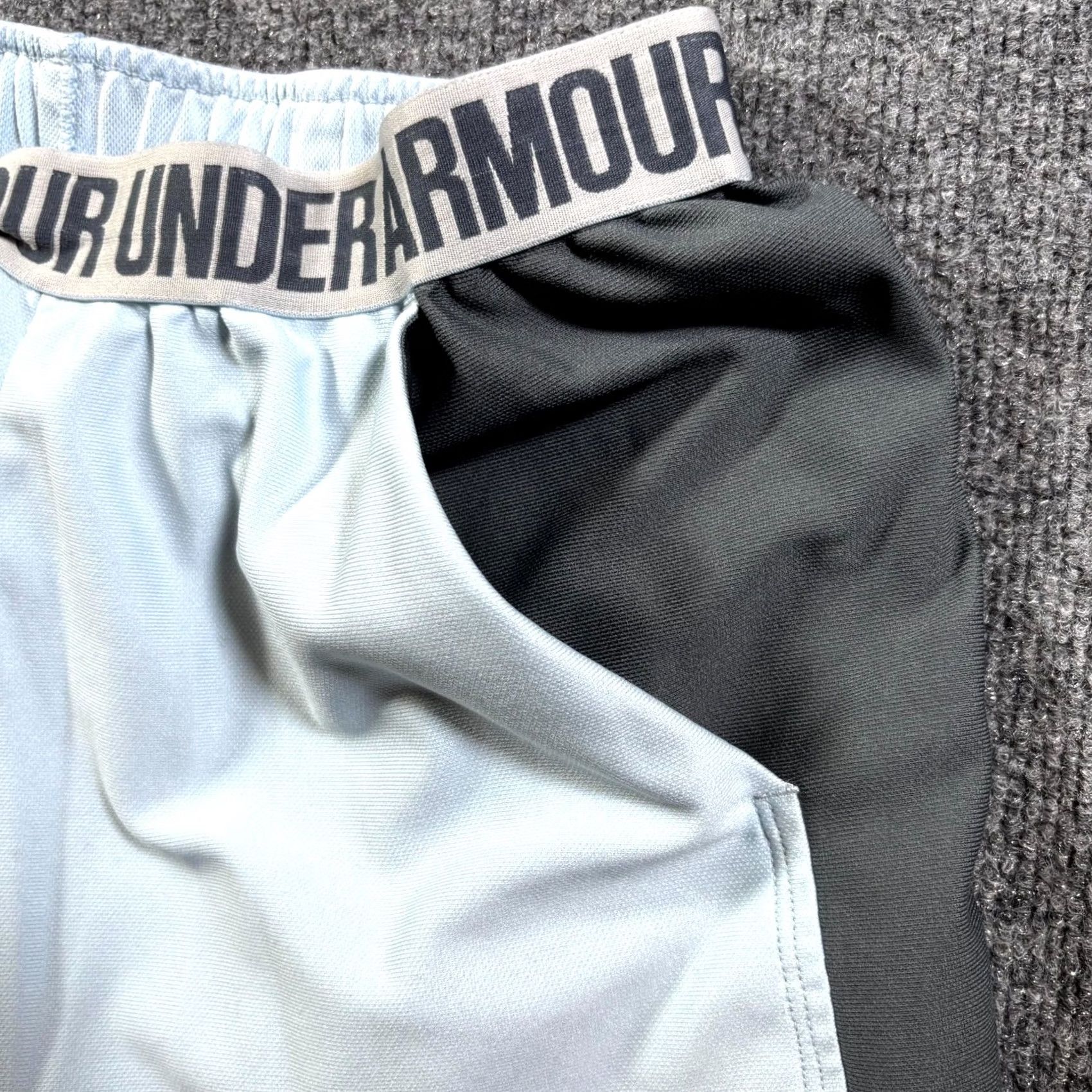 Under Armour Under Armour Athletic Shorts Women's M Blue Performance Workout Gym Sports Size 32" / US 10 / IT 46 - 3 Thumbnail