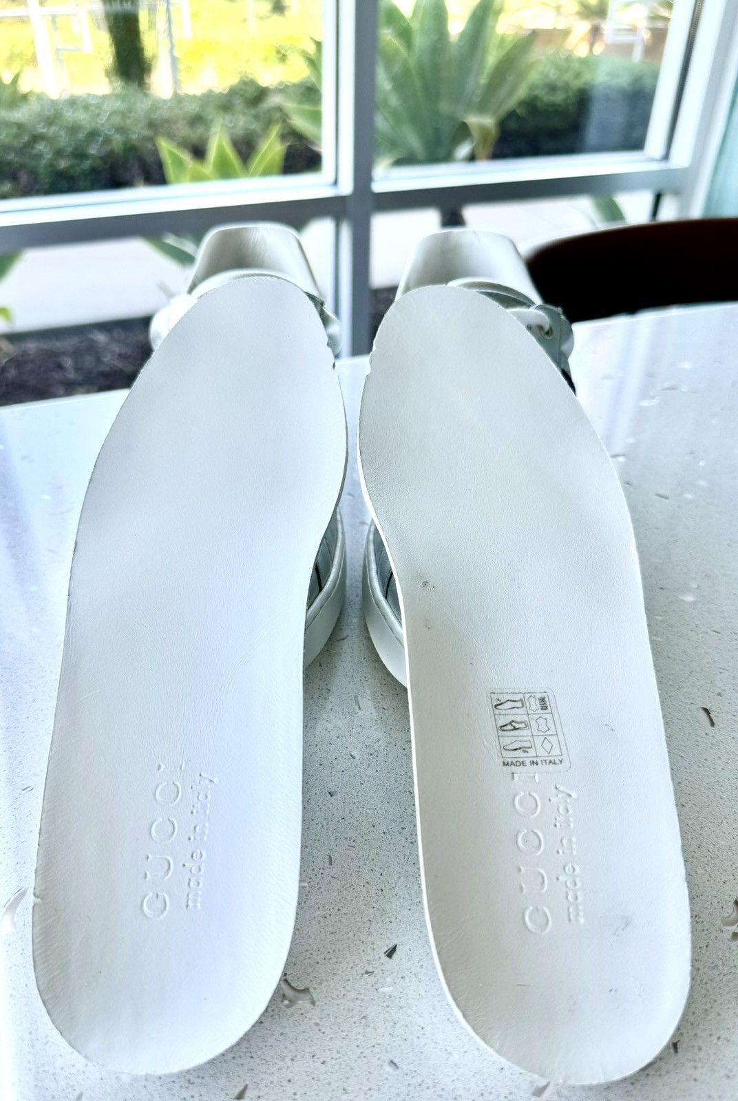 Gucci Ace Metallic Leather Low-Top Sneaker Size US 7.5 / EU 40-41 - 8 Thumbnail