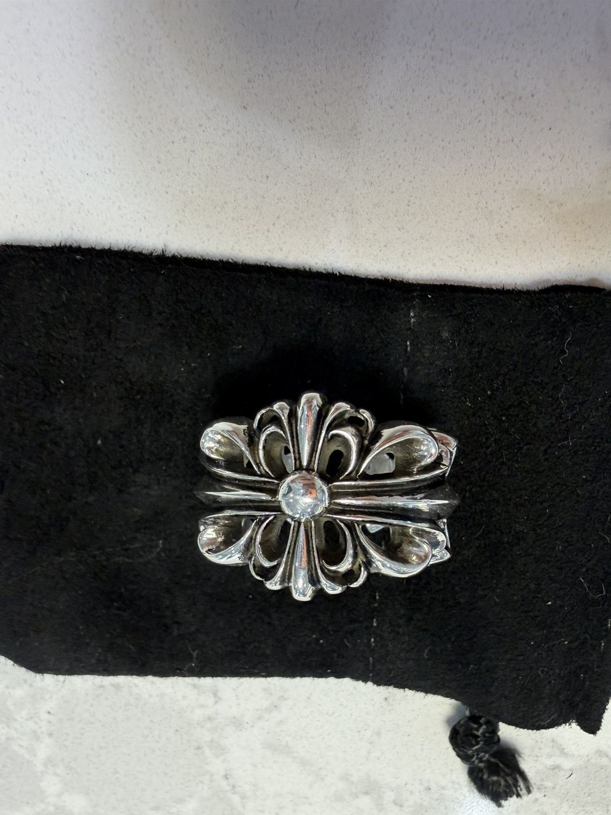 Chrome Hearts Double Floral Ring Size 9 Size ONE SIZE - 5 Thumbnail