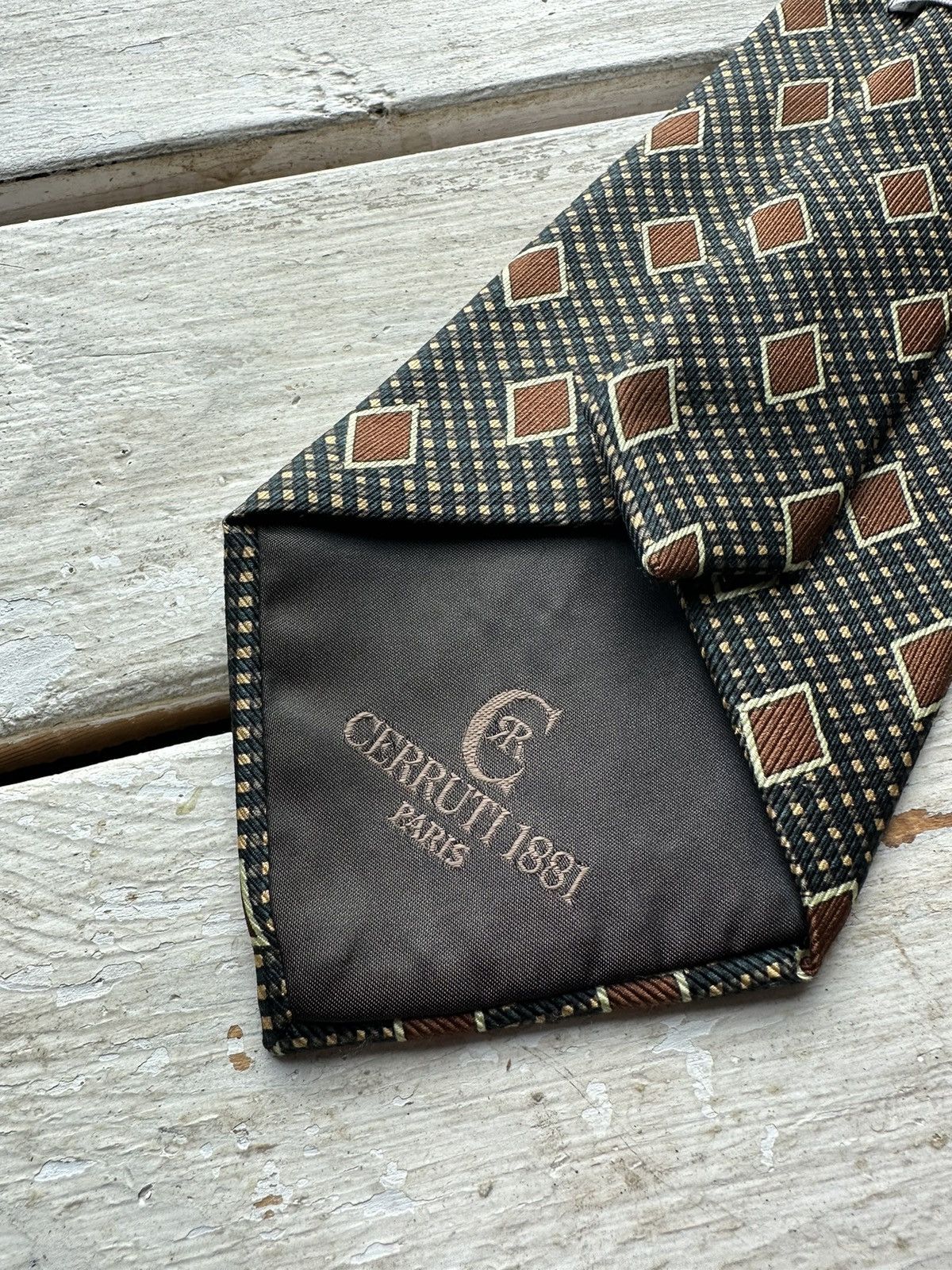 Cerruti 1881 × Vintage VINTAGE❗️ Nino Cerruti 1881 Silk Neck Tie luxury old money Size ONE SIZE - 2 Thumbnail