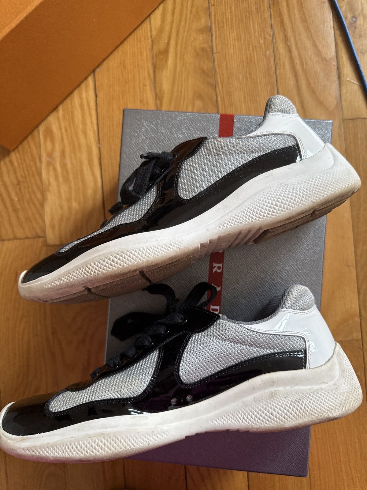 Prada Patent leather prada sneakers Size US 7 / EU 40 - 2 Thumbnail